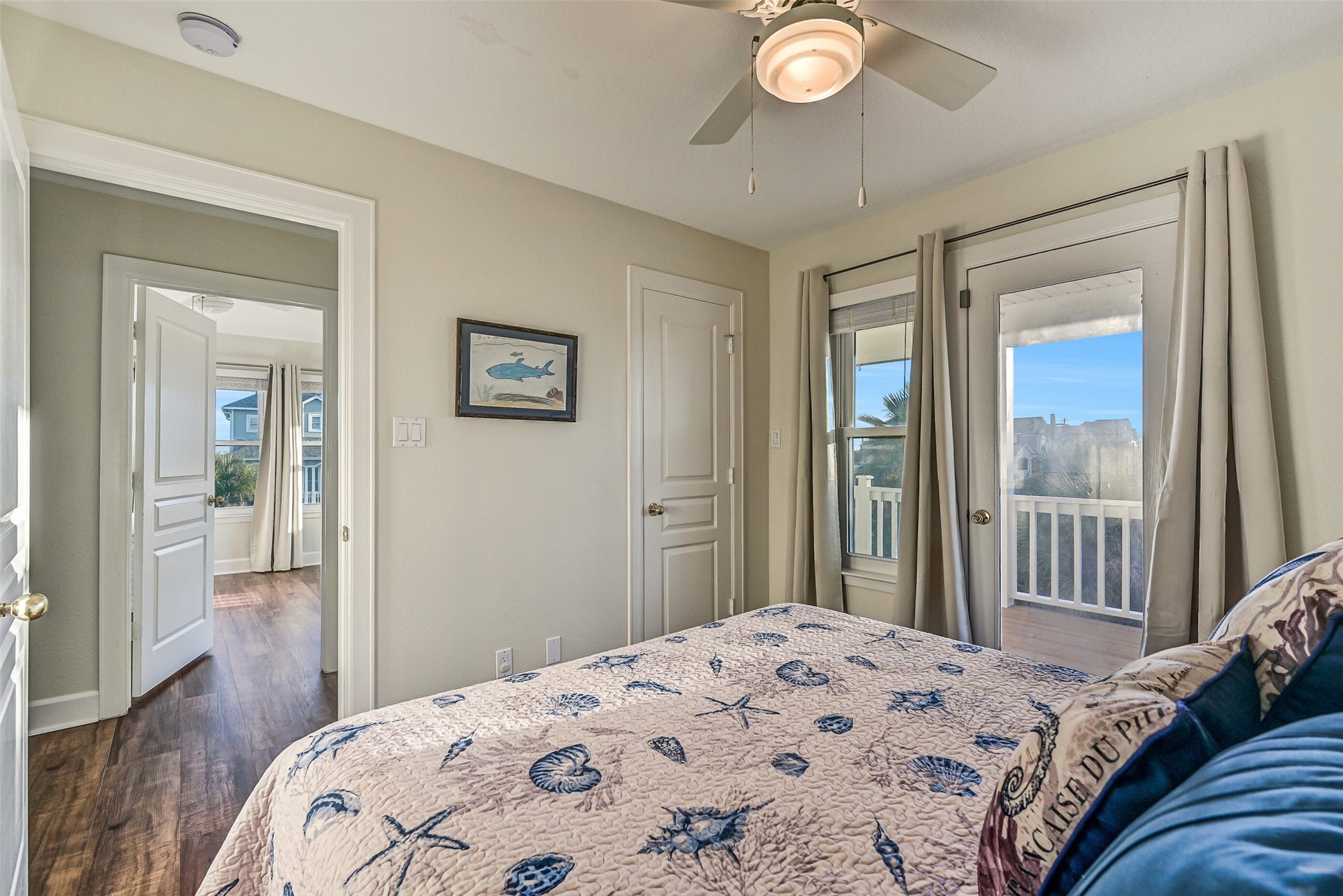 13414 Binnacle Way, Galveston, TX 77554 Another view of the 2nd guest bedroom.