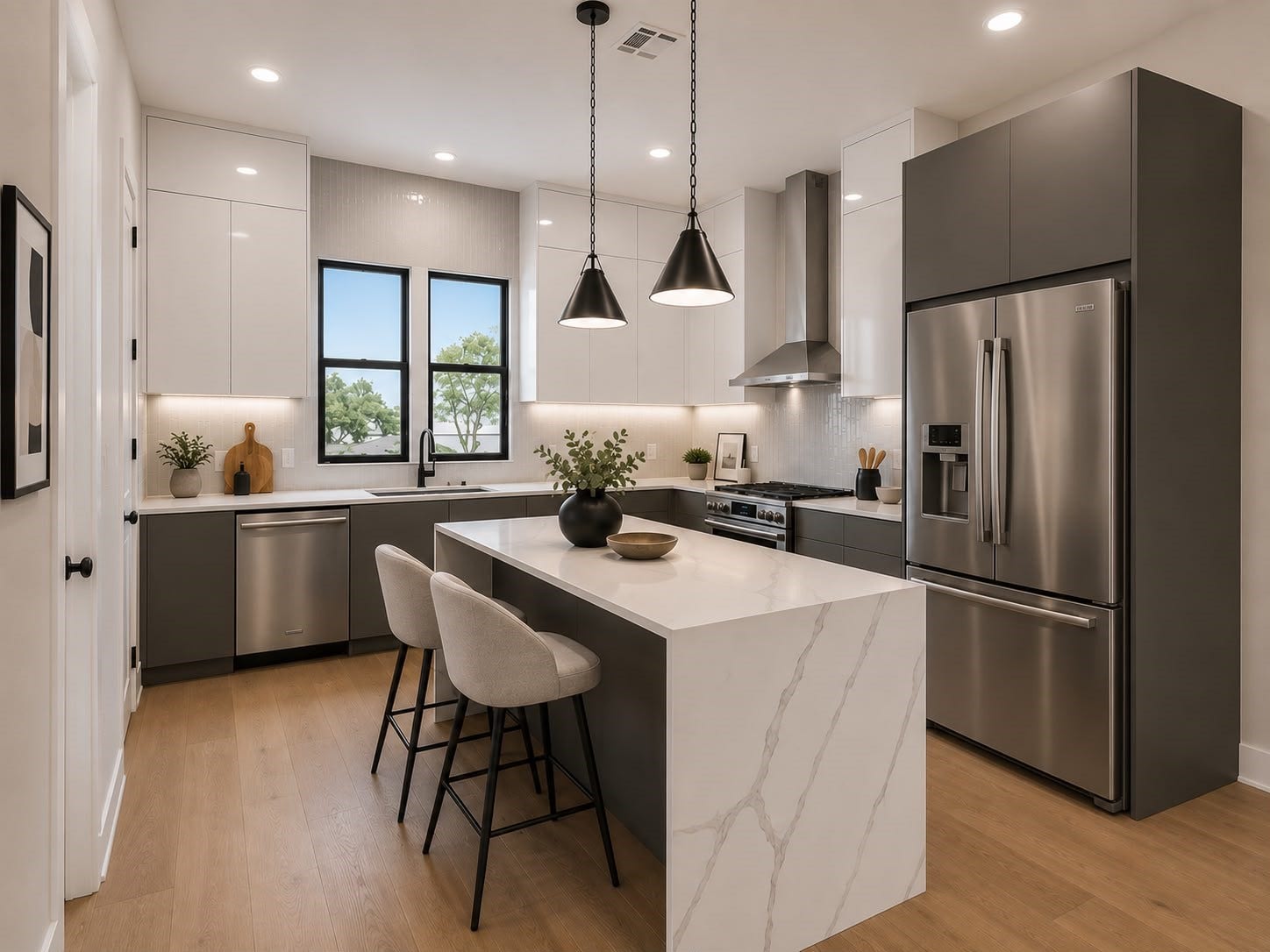 2229 Blalock Road, Houston, TX 77080 Image is Virtually Staged to give viewer
suggestions for decorating.