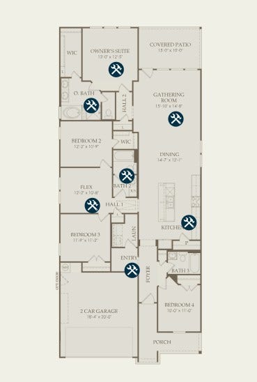 11507 Dosey Doe Drive, Montgomery, TX 77316 Floor Plan