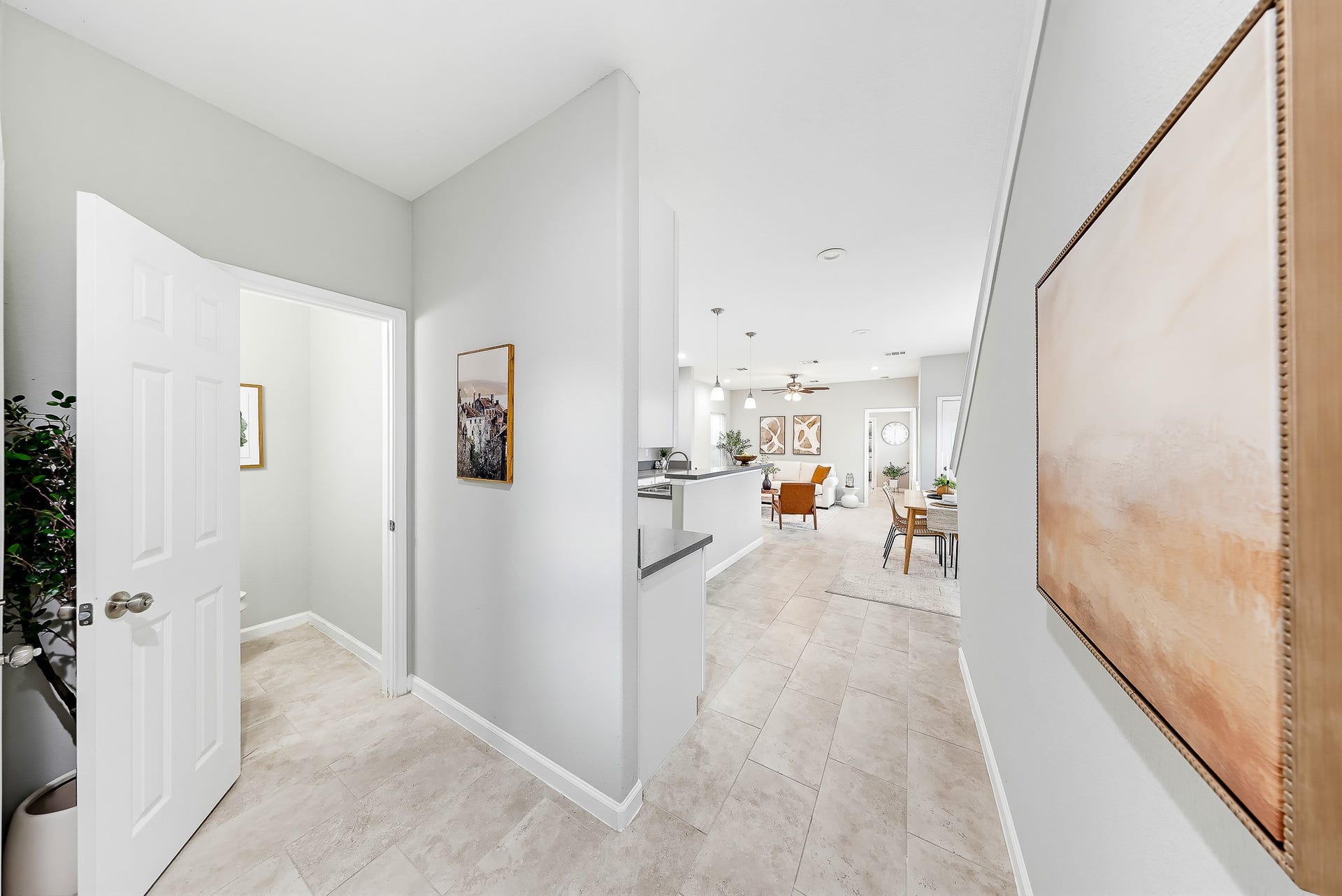 313 De Haven Street, Houston, TX 77029 Step inside to a welcoming entry that opens into the heart of your home.