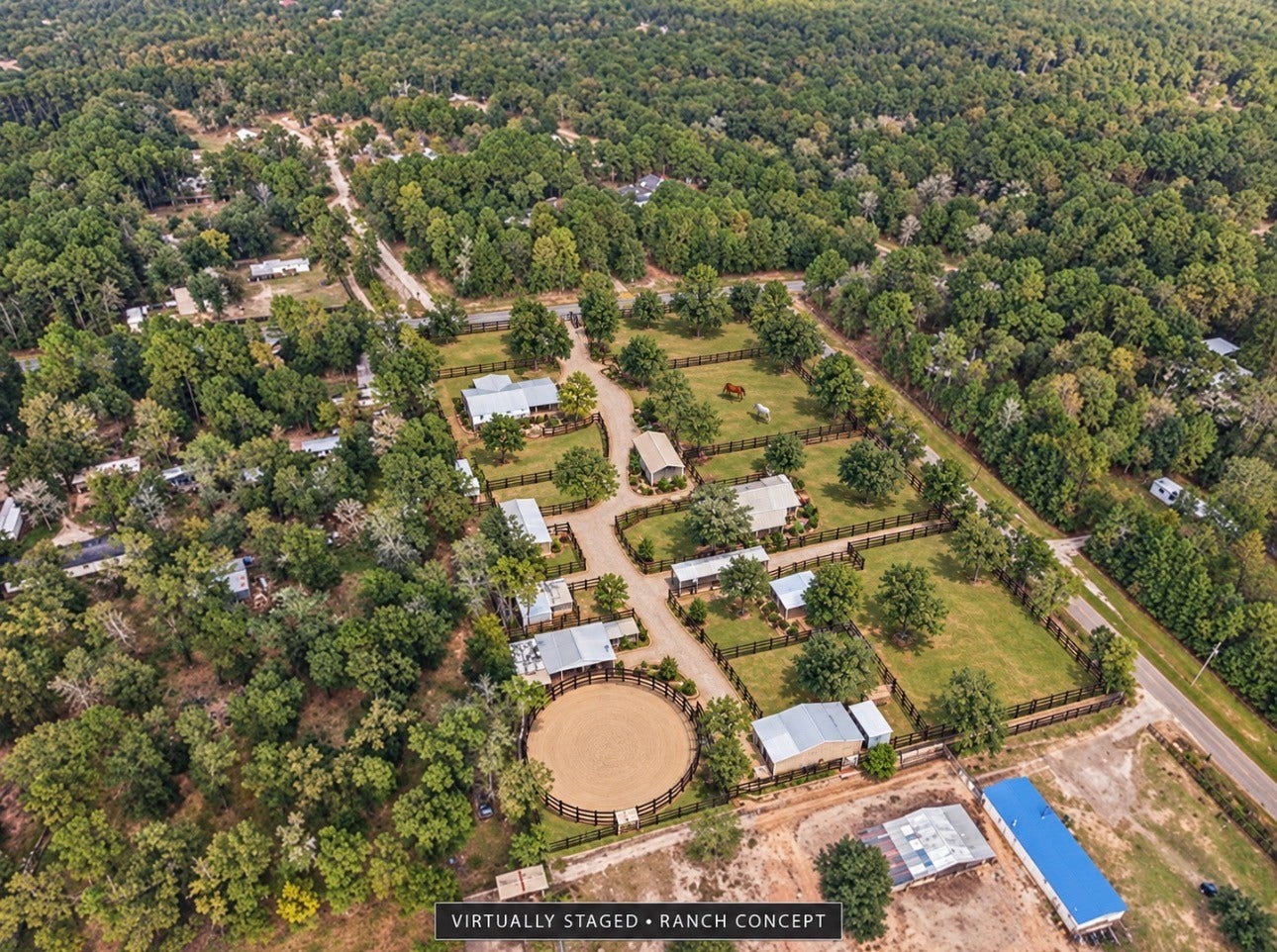 13819 Coaltown Road, Willis, TX 77378 Aerial Rendering