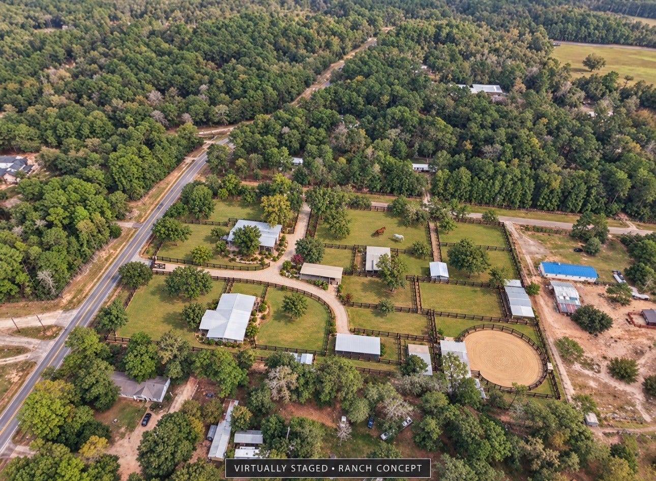 13819 Coaltown Road, Willis, TX 77378 Aerial Rendering