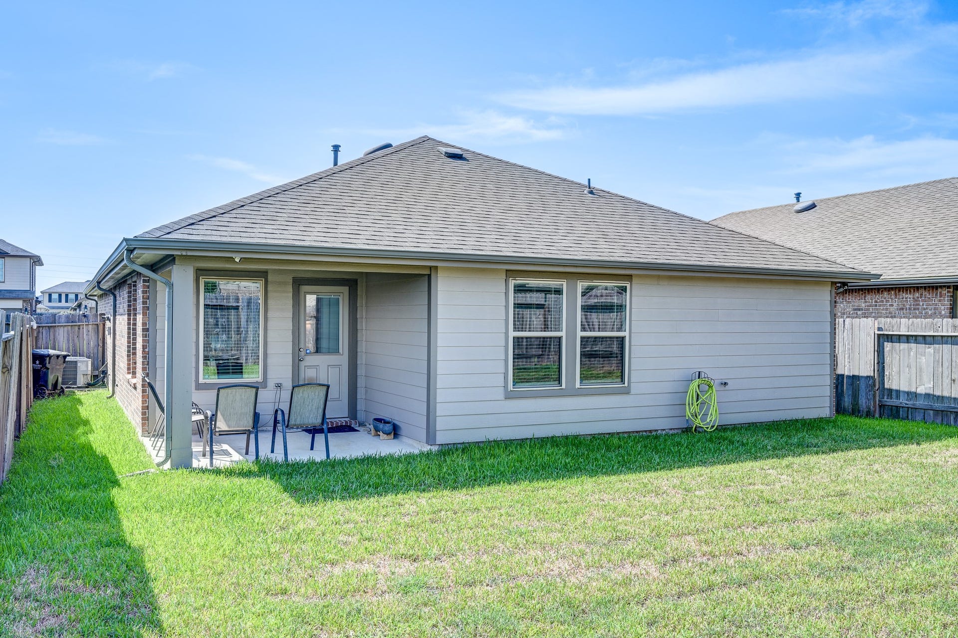 18306 Arcola Bay Lane, Richmond, TX 77407 Backyard & rear exterior
