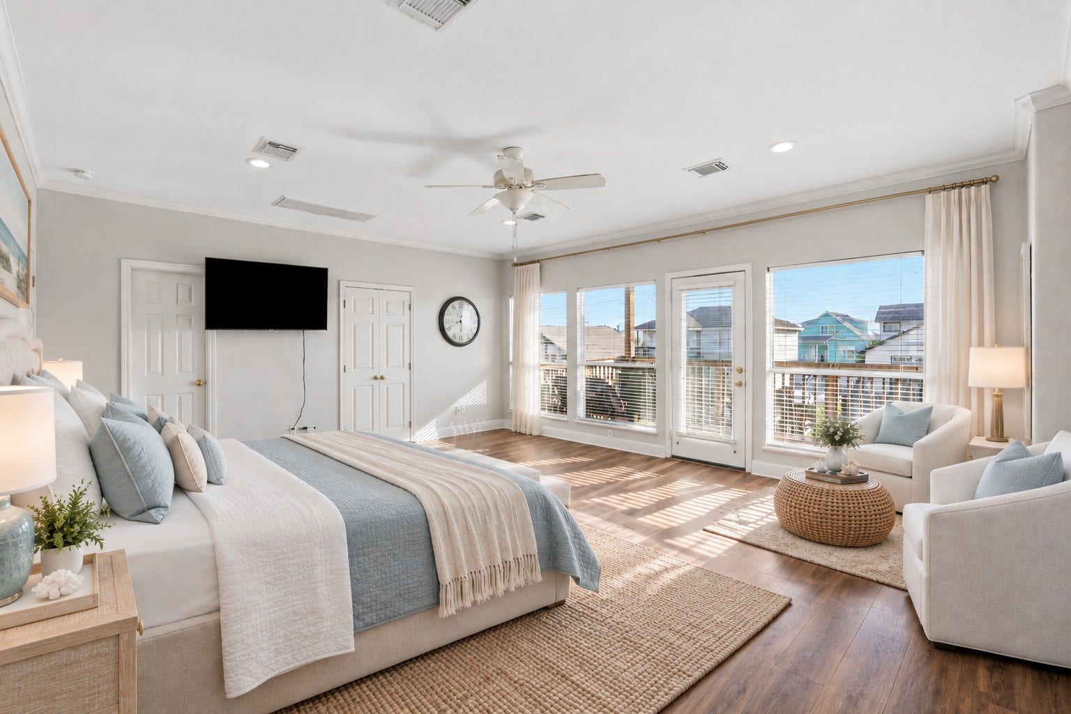 414 Westerly, Tiki Island, TX 77554 Primary BedroomVirtually Staged