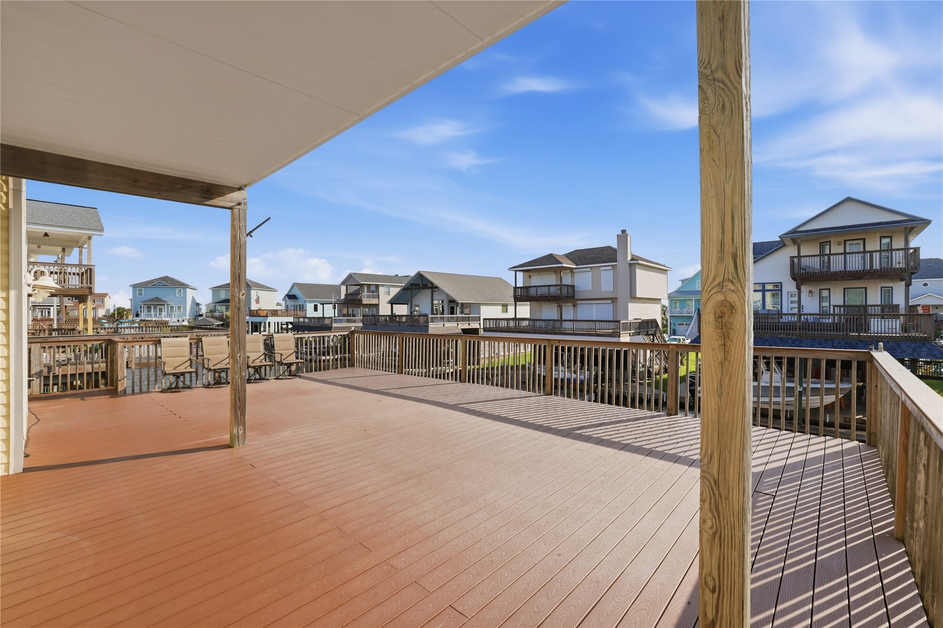 414 Westerly, Tiki Island, TX 77554 Back Deck