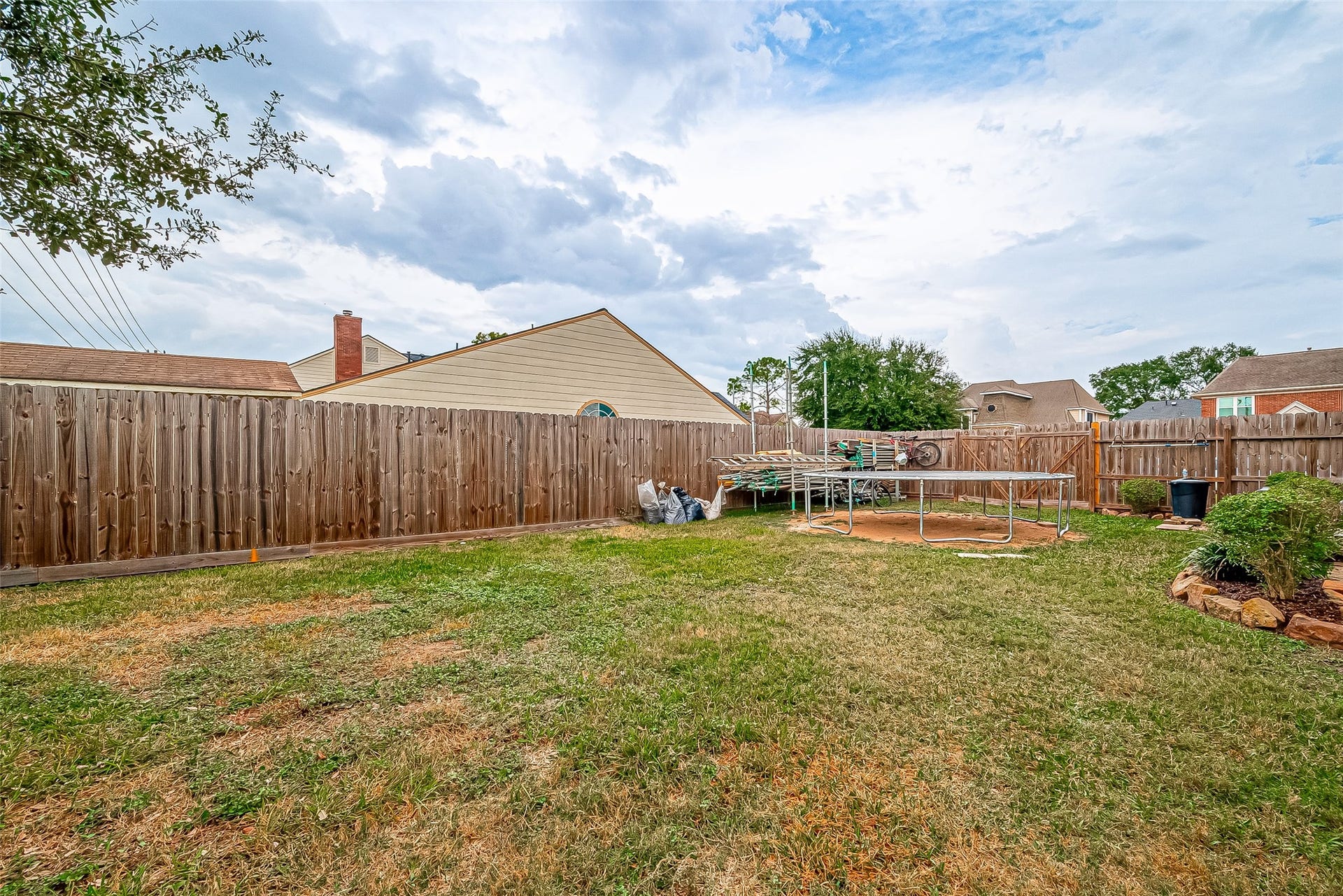 Big backyard