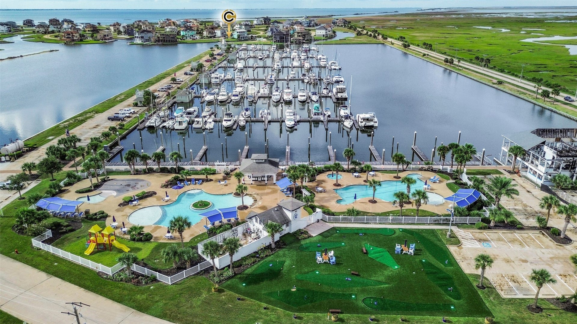 22 Fleming, Hitchcock, TX 77563 Welcome to HarborWalk, where waterfront living meets resort style amenities on West Galveston Bay. Enjoy access to the marina, yacht club, pools, playground and more within this gated coastal community.