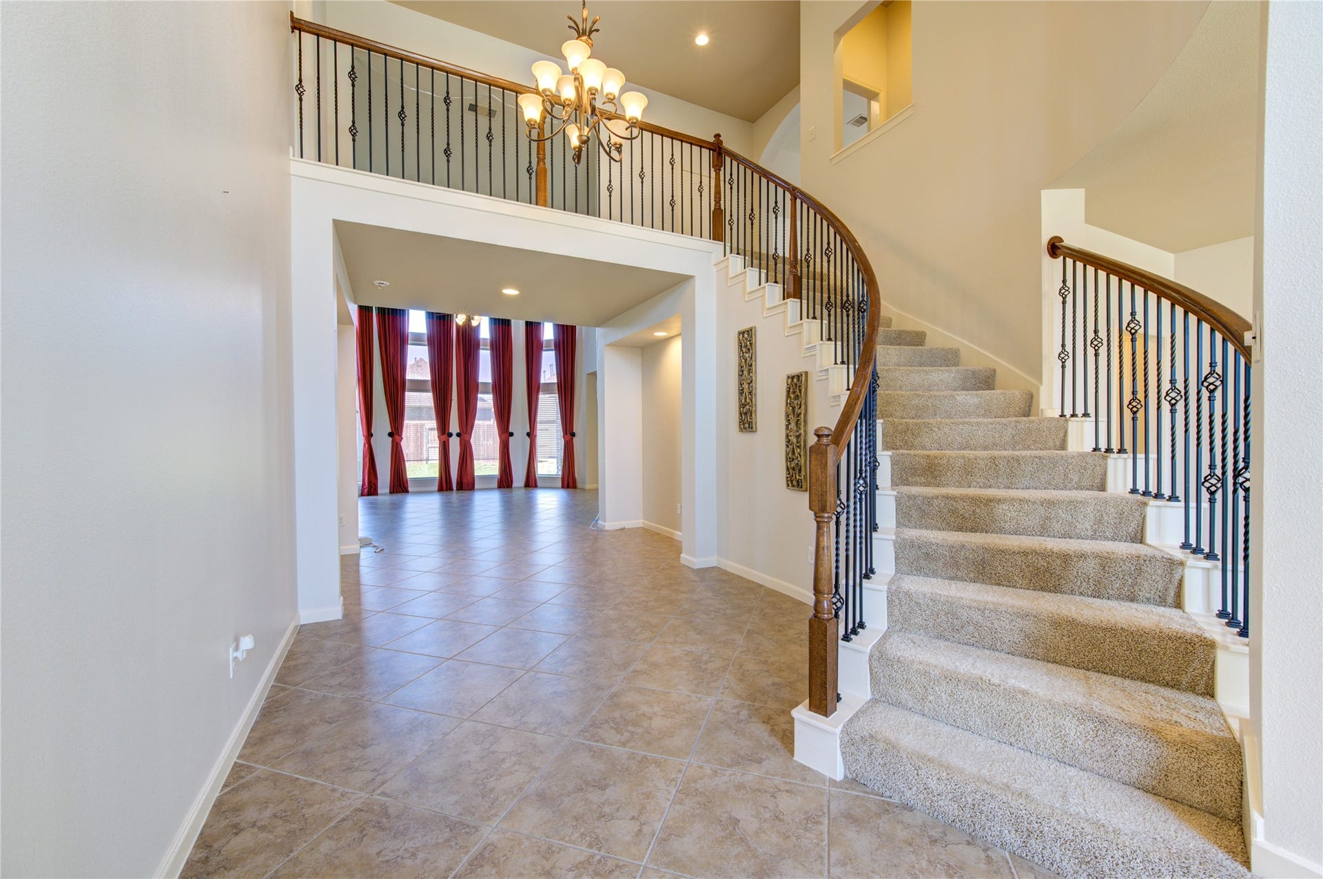 winding staircase design.