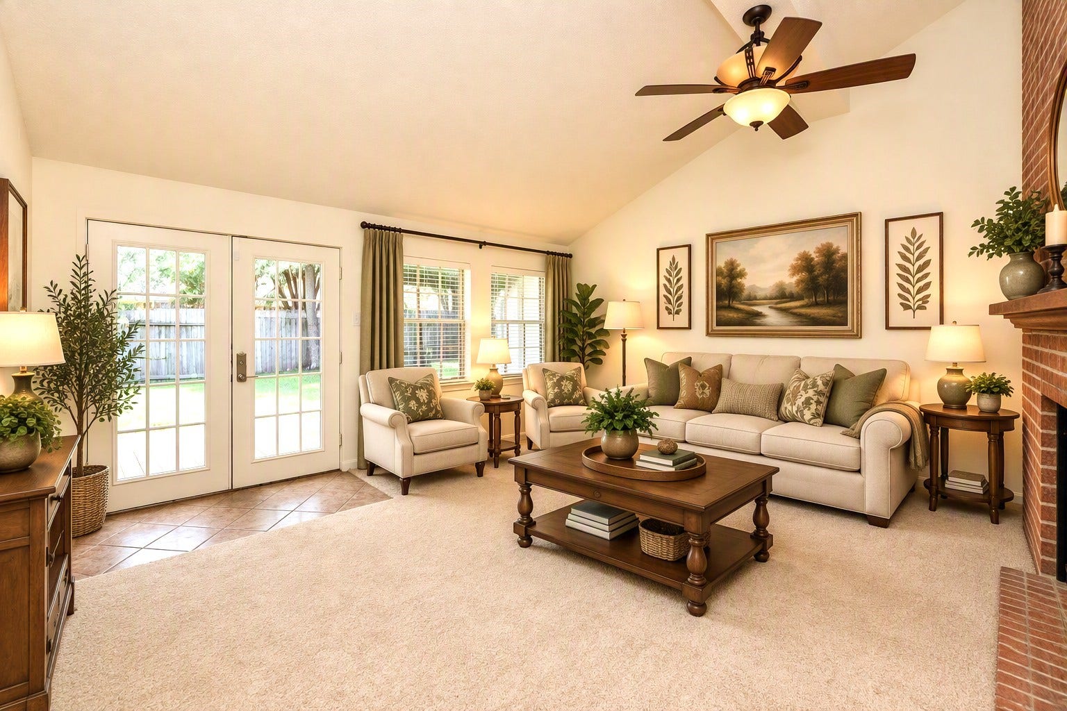 2035 Shorewood Lane, Sugar Land, TX 77479 Living Area Virtually Staged