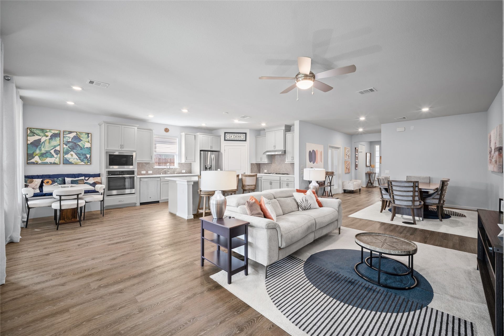 An open and inviting living space brings together comfort, natural light and effortless everyday living.