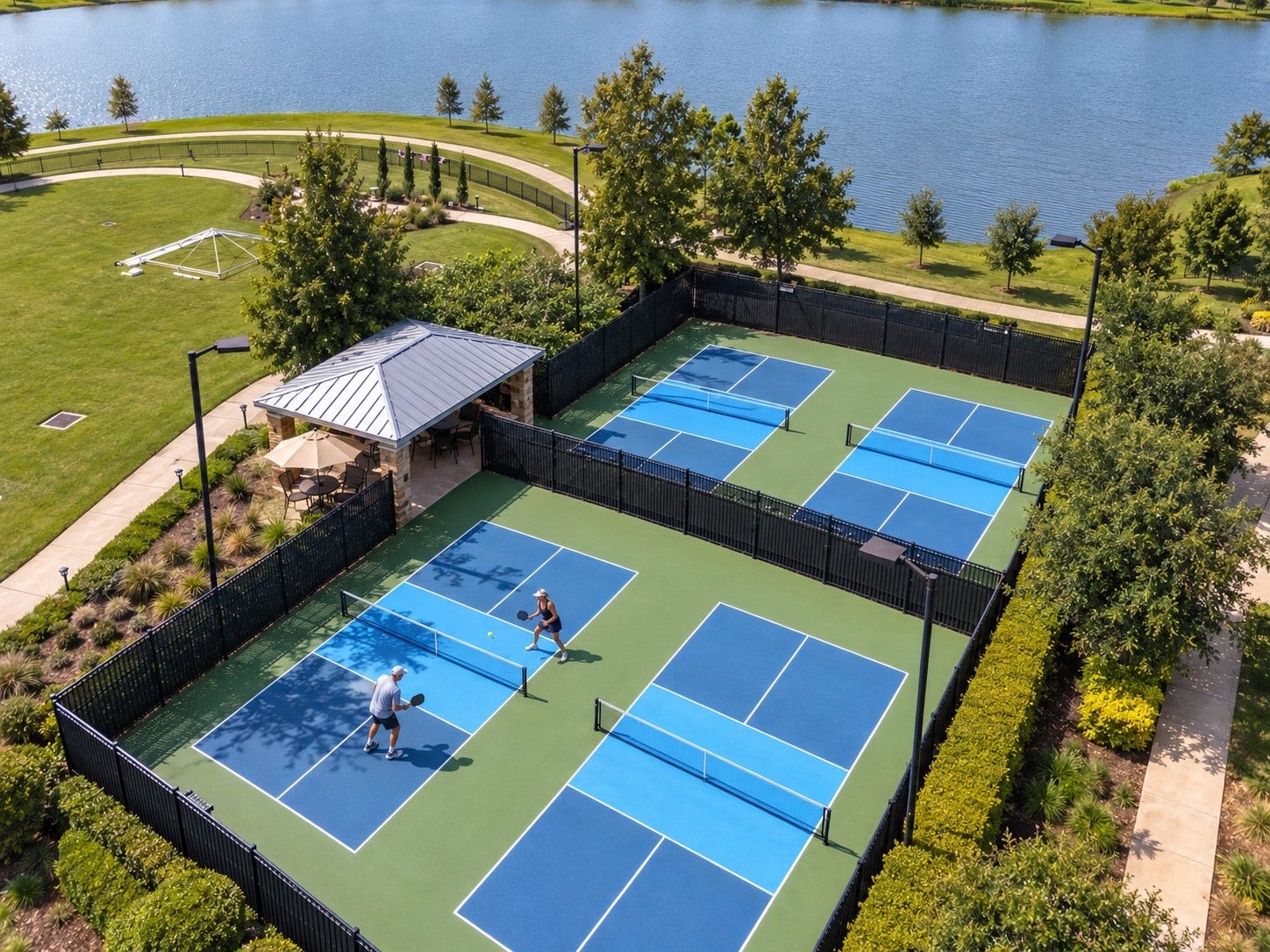 Pickleball brings together activity, friendly competition and one of Bonterras most social pastimes.