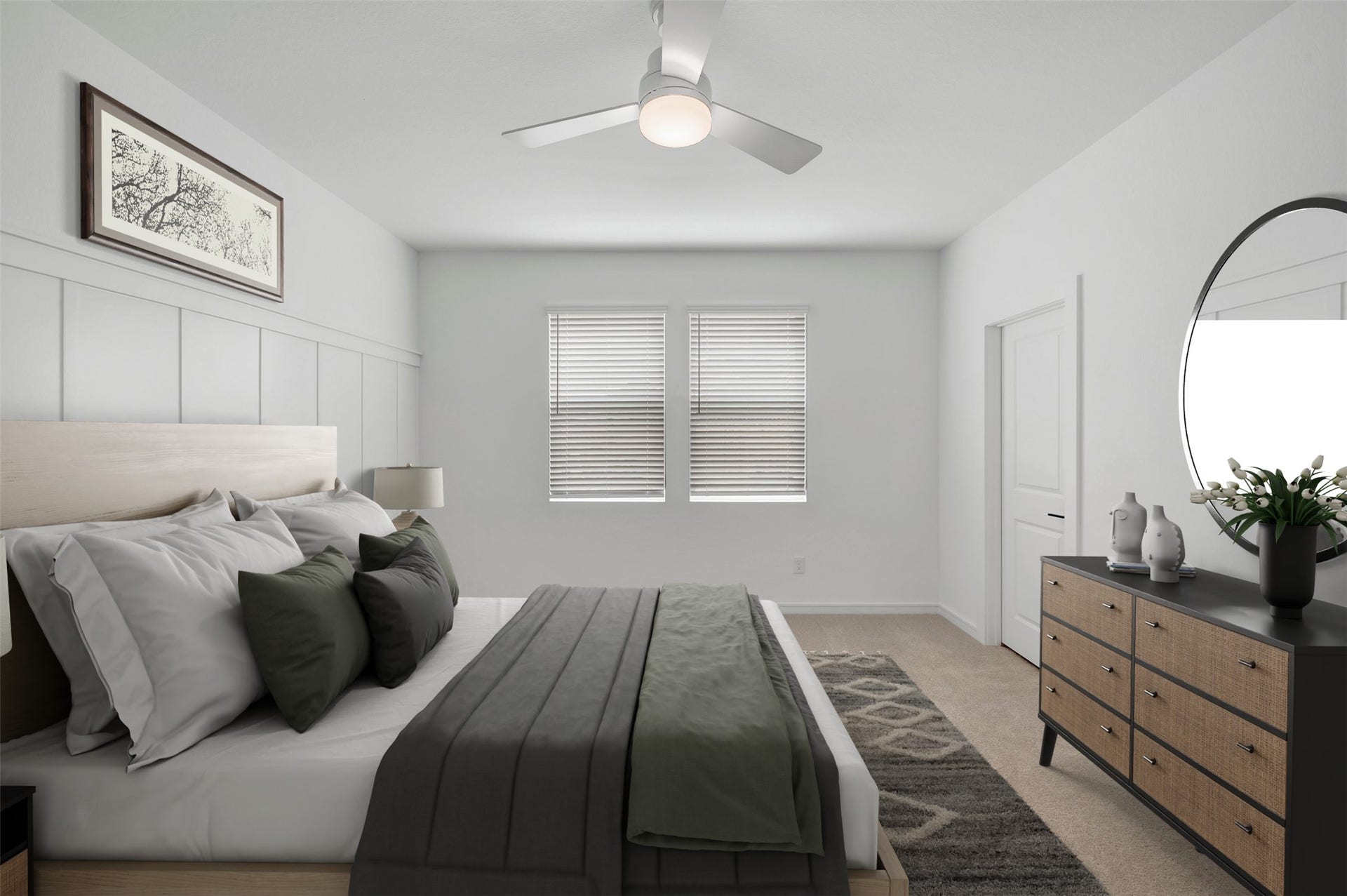 Spacious primary suite (*Photo not of actual home and used for illustration purposes only.)