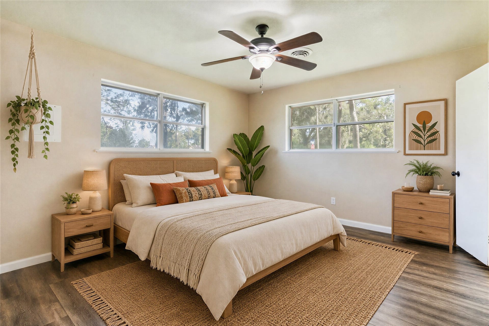 404 S 14th Street, West Columbia, TX 77486 Virtually Staged Image: Primary Bedroom