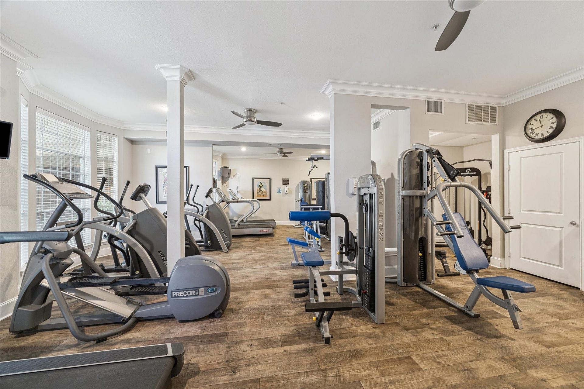 24 Hour Fitness center.