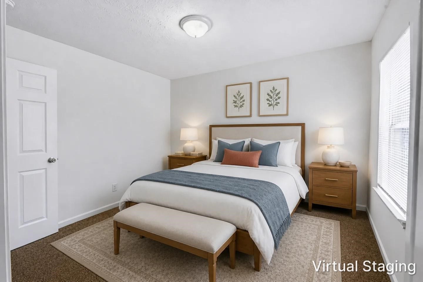 6528 Utah Street, Houston, TX 77091 Bright and inviting bedroom.