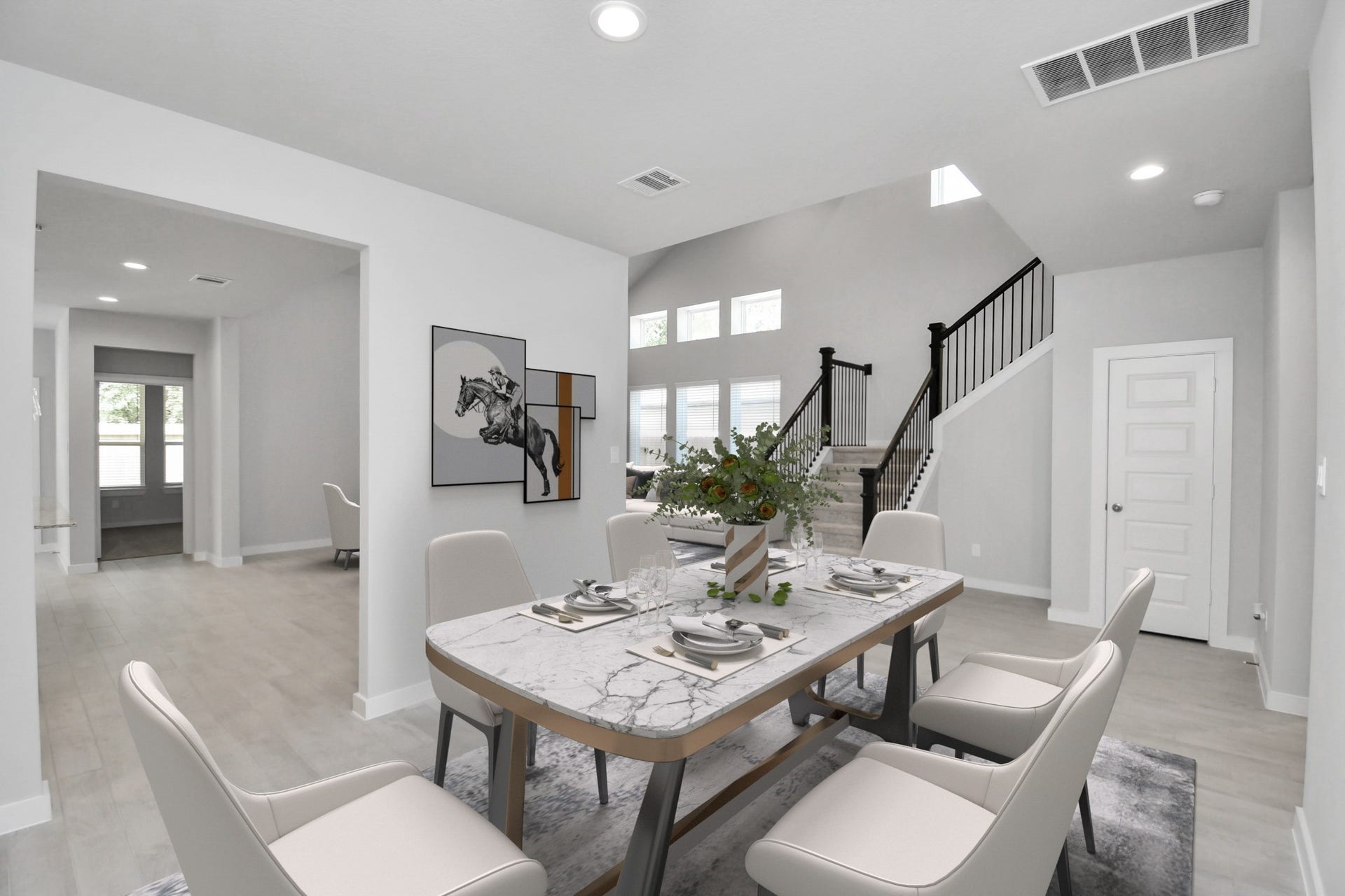 1021 Golden Glow Path, Magnolia, TX 77355 Virtually Staged - Dining Room. Sample photo of completed home with similar floor plan. Actual colors and selections may vary.
Sample photo of completed home with similar floor plan. Actual colors and selections may vary.