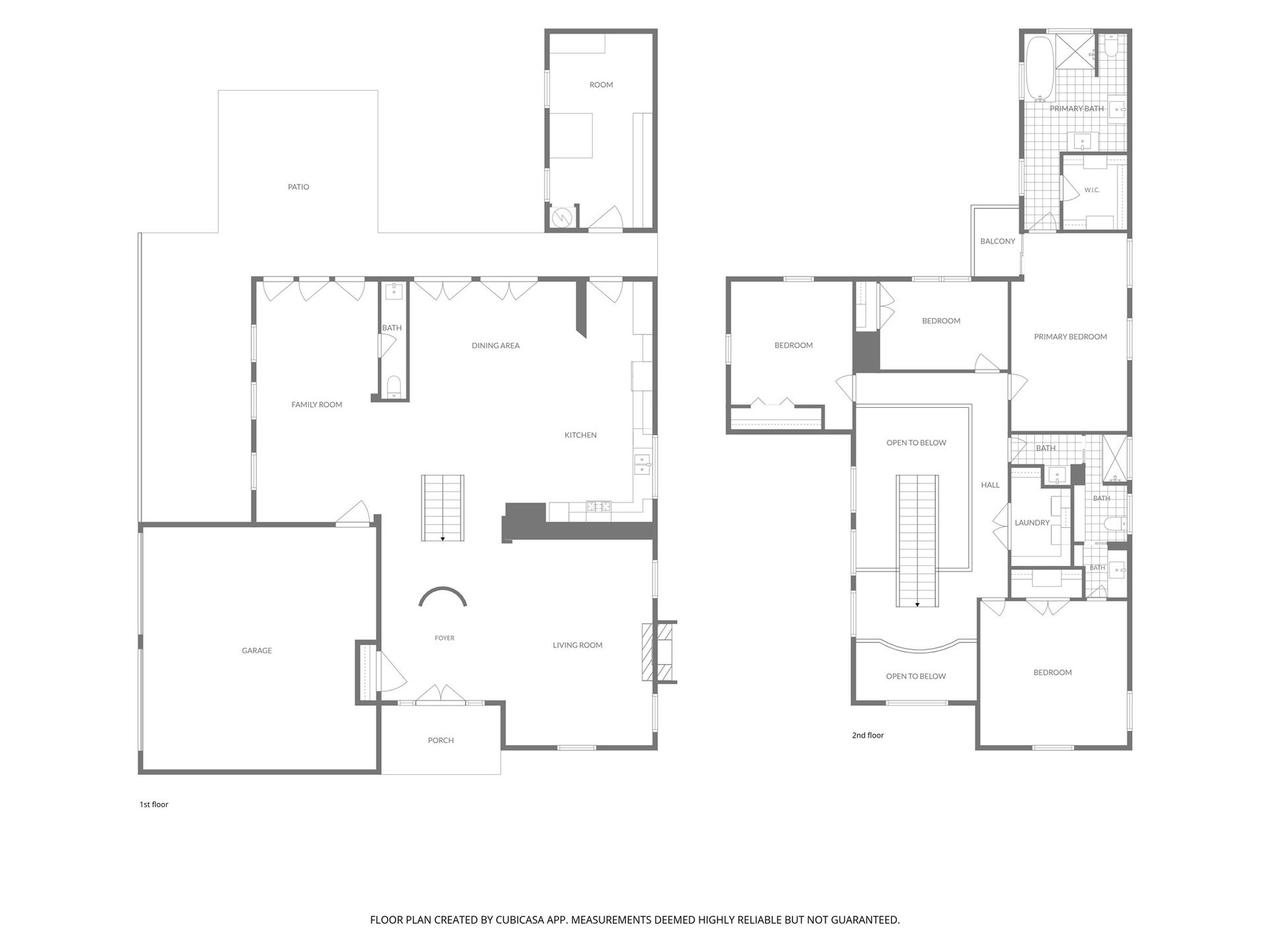 1003 Villa Court Drive, Seabrook, TX 77586 Floor plan.