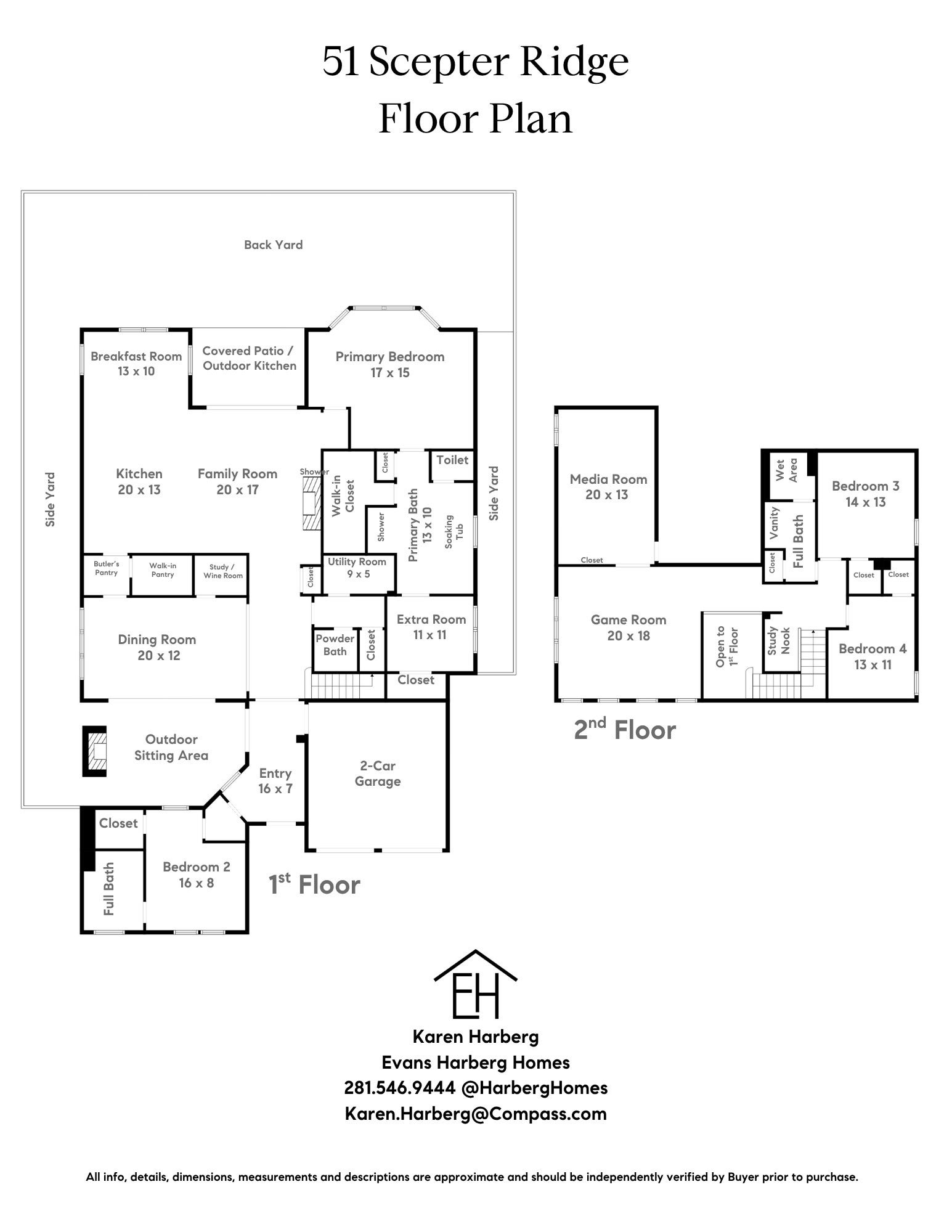 51 Scepter Ridge, Sugar Land, TX 77498 Floor Plan