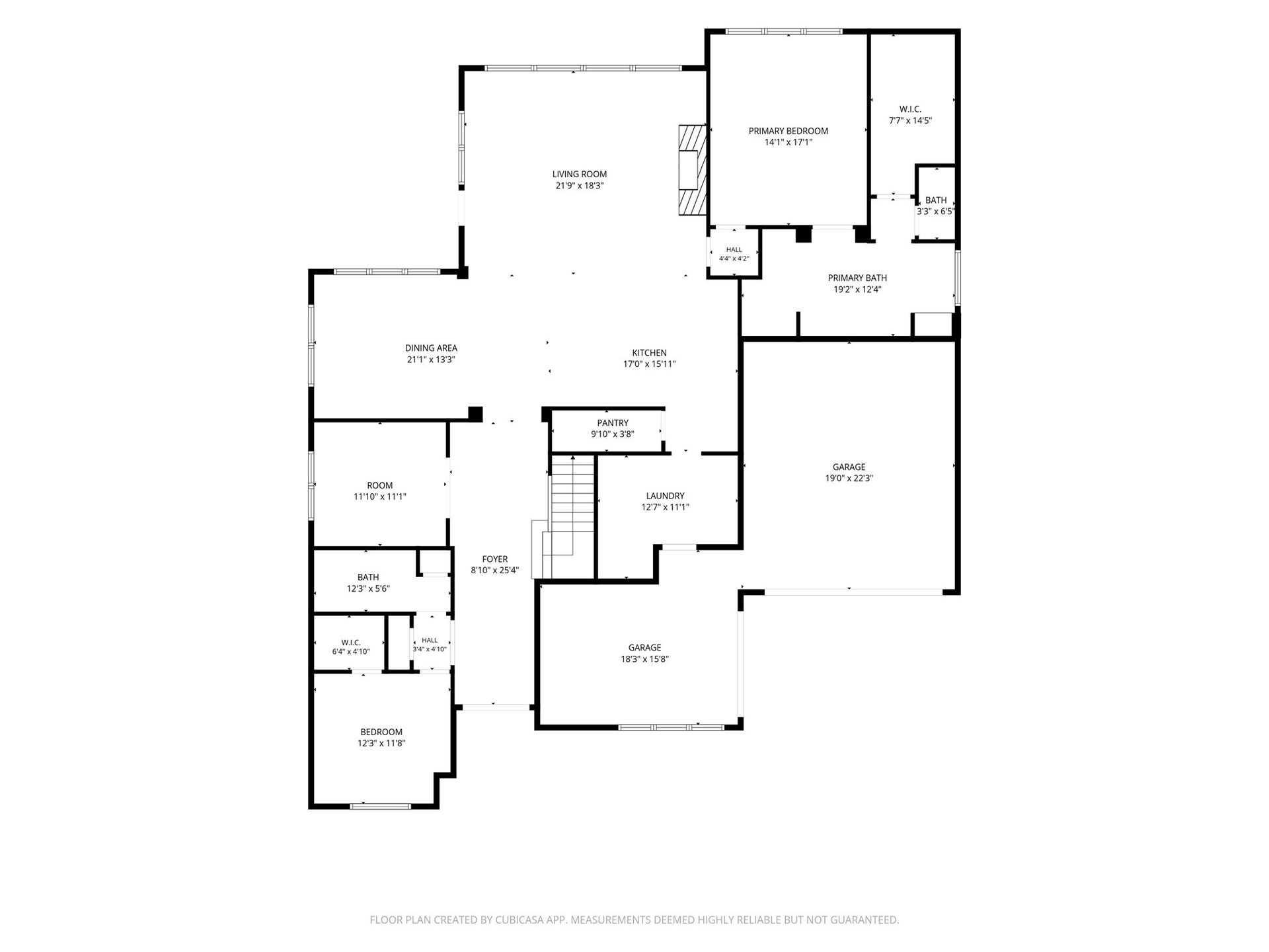 First floor plan.