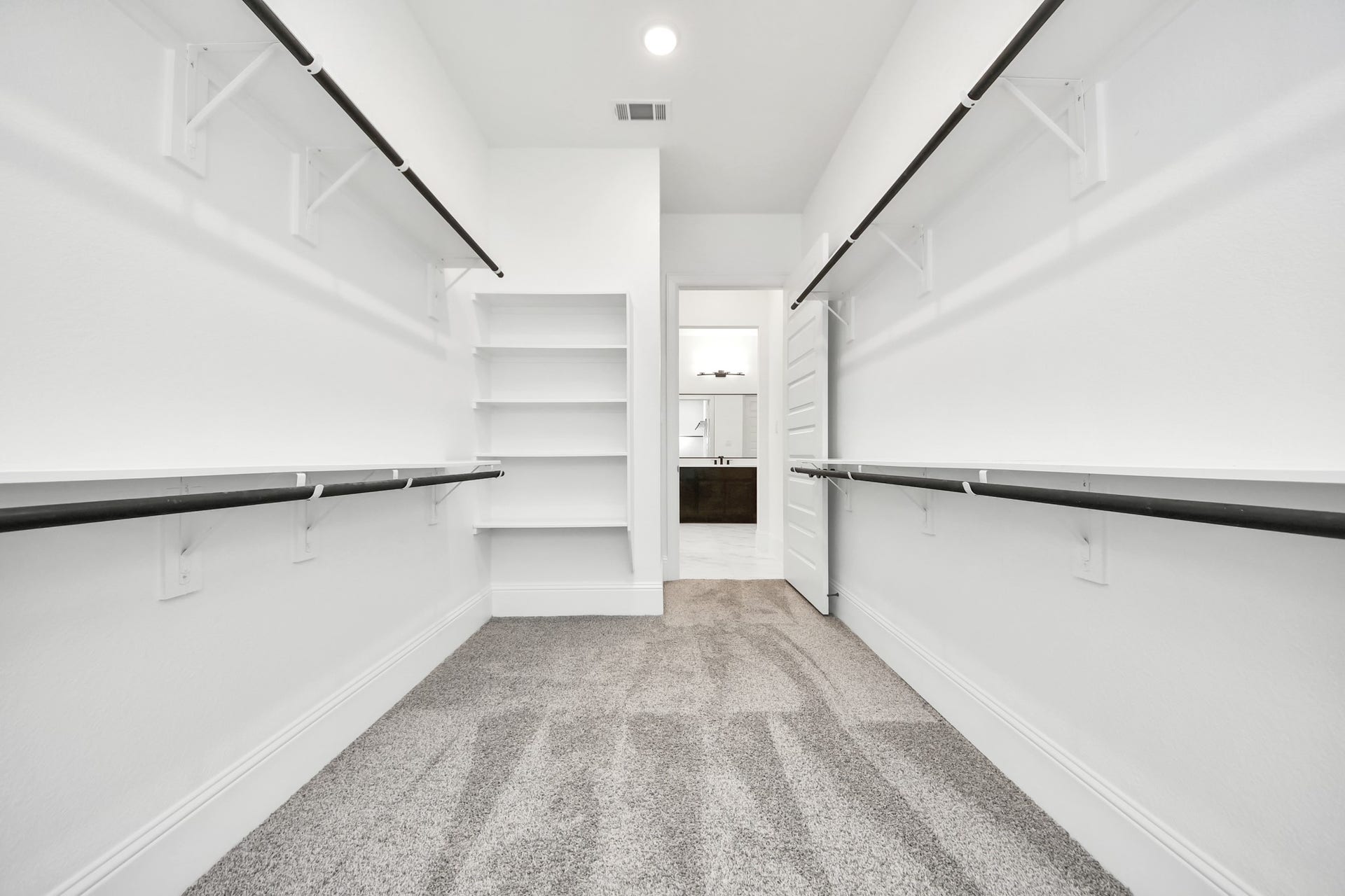 Primary closet