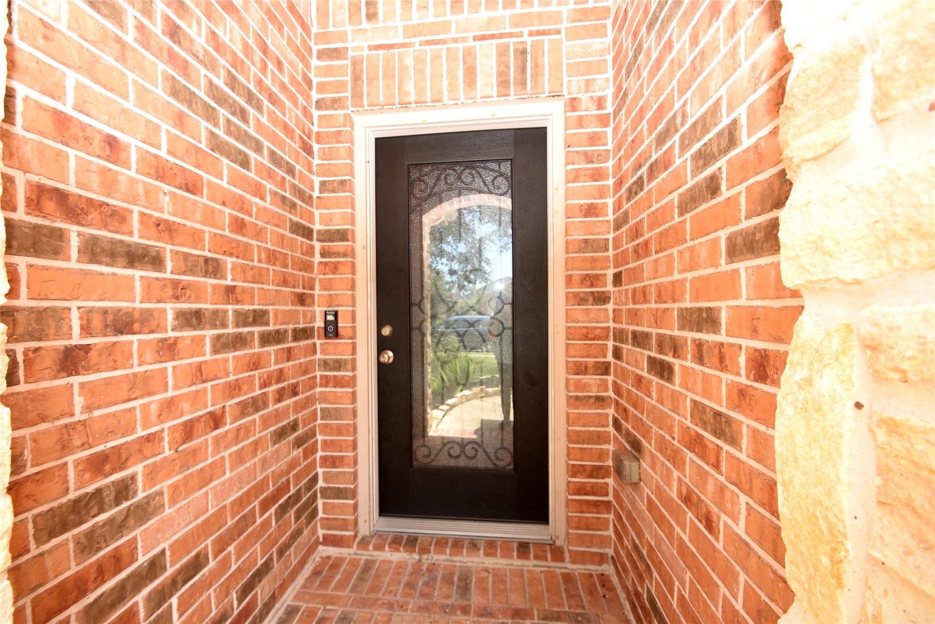 Closer front door view.