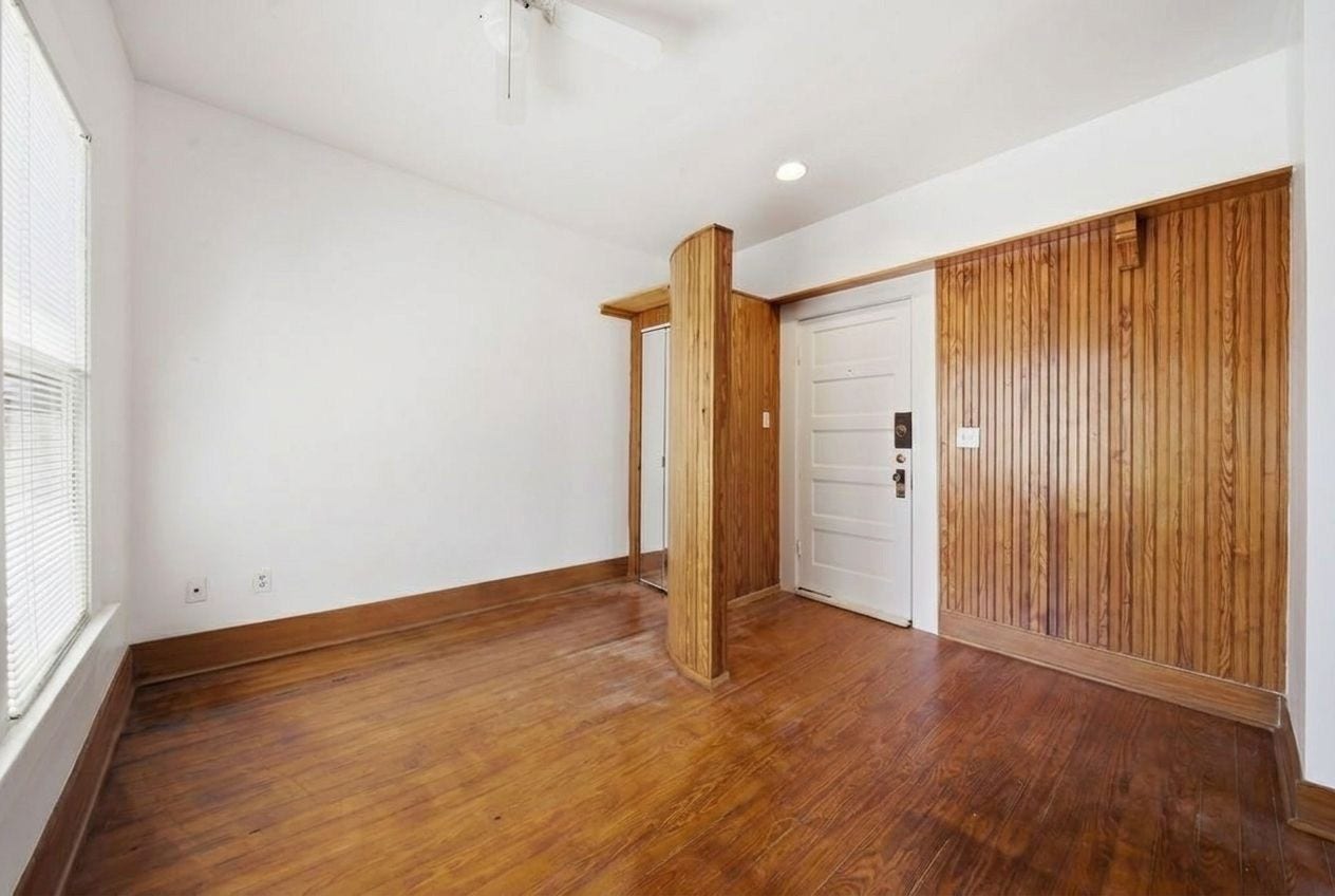 840 Cortlandt Street, #8, Houston, TX 77007 Unit 4 - Main room and closet nook