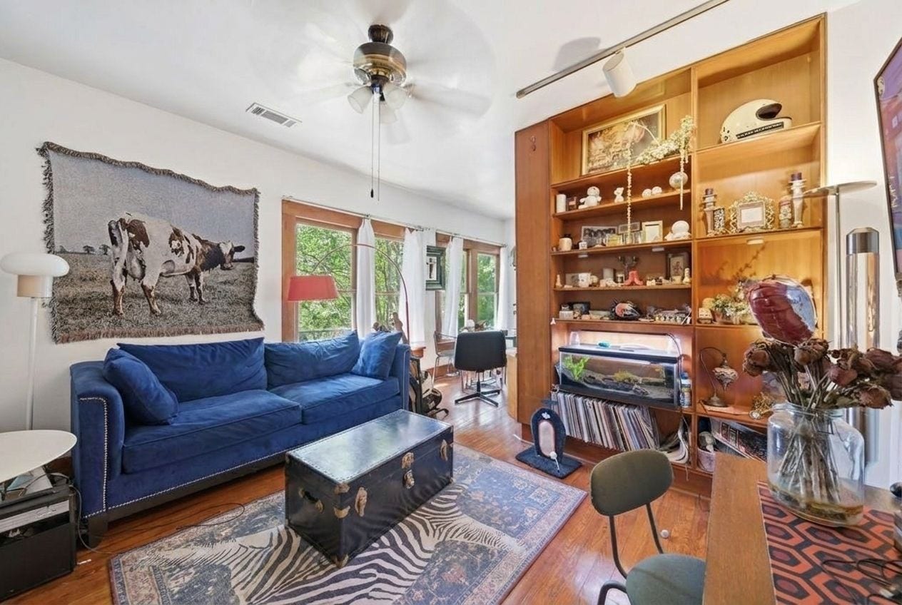 840 Cortlandt Street, #8, Houston, TX 77007 Unit 3 Living Room
