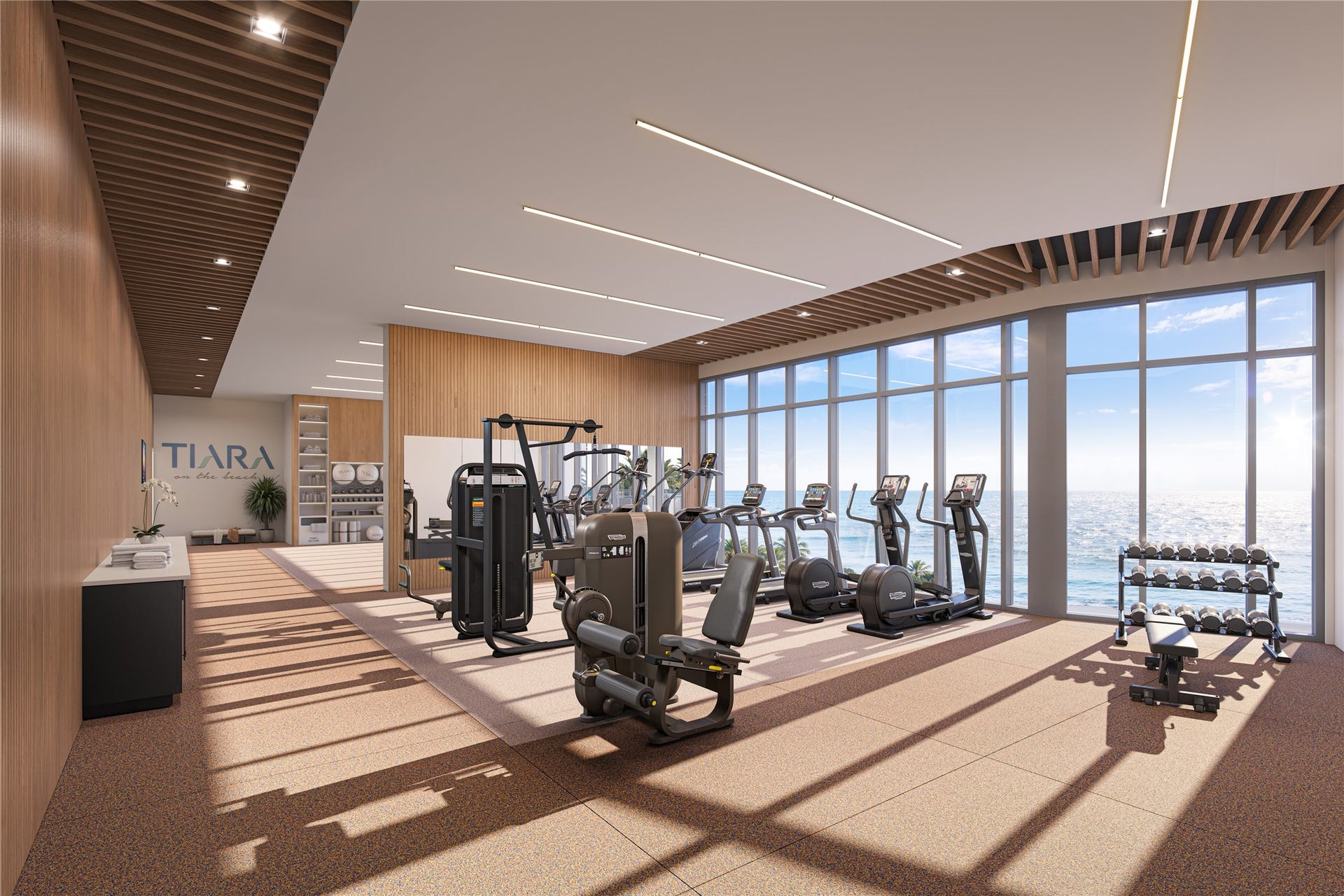 10525 San Luis Pass Road, #707, Galveston, TX 77554 Stay active while taking in panoramic Gulf views from the resort-style fitness center and yoga studio.