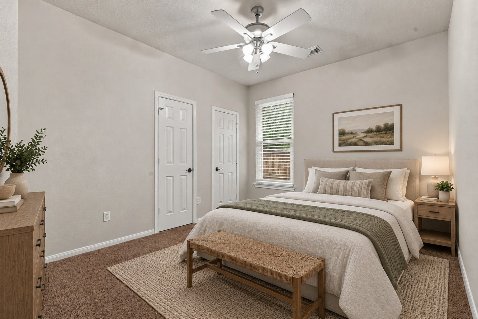 12843 Sherlock Acres Drive, Tomball, TX 77377 Additional secondary bedroom with great closet space. (Virtually Staged)