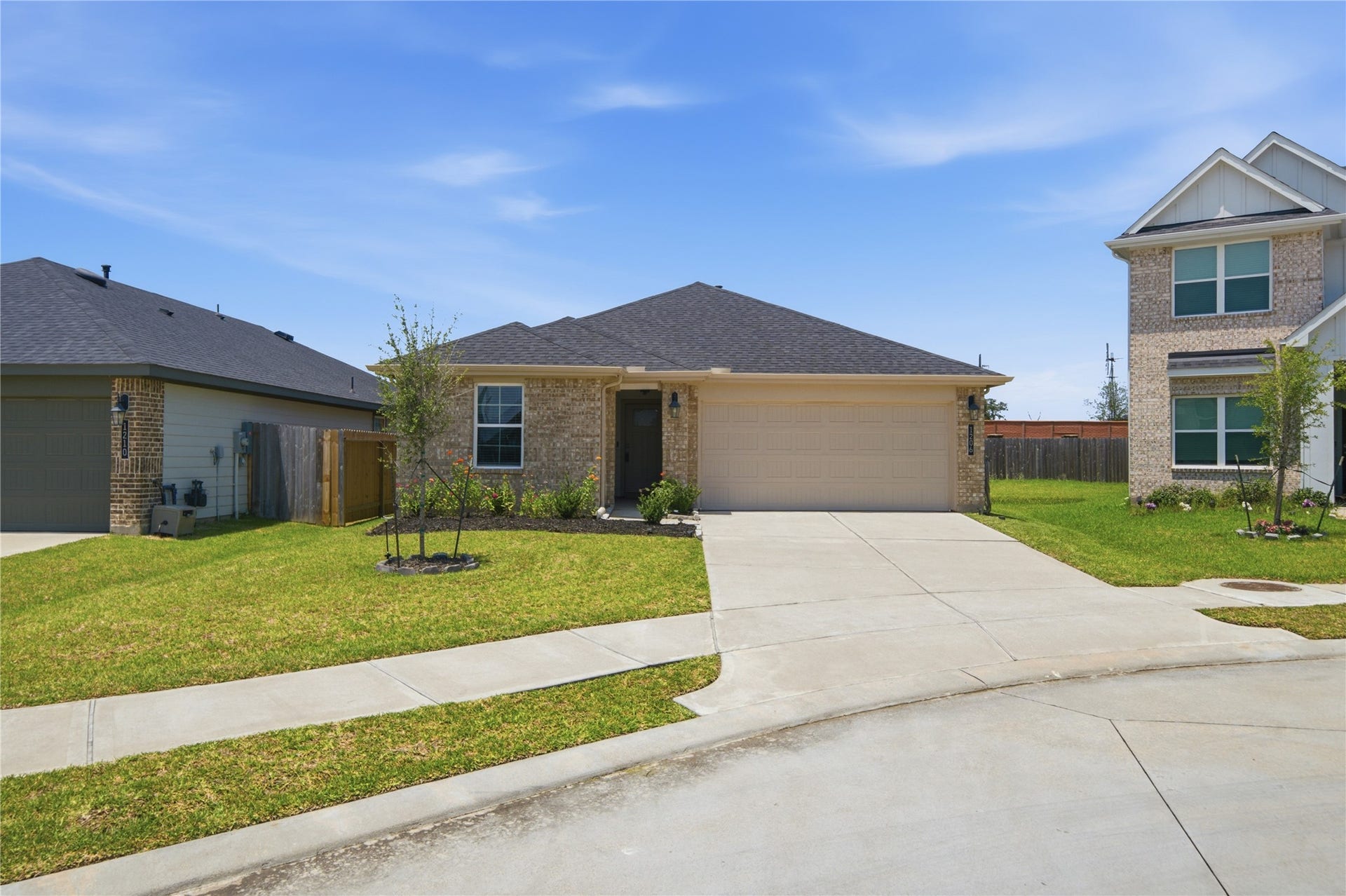 1206 Ricasoli Drive, Richmond, TX 77406 This lovely one-story, 4-bedroom home is only TWO YEARS OLD, and just like new!