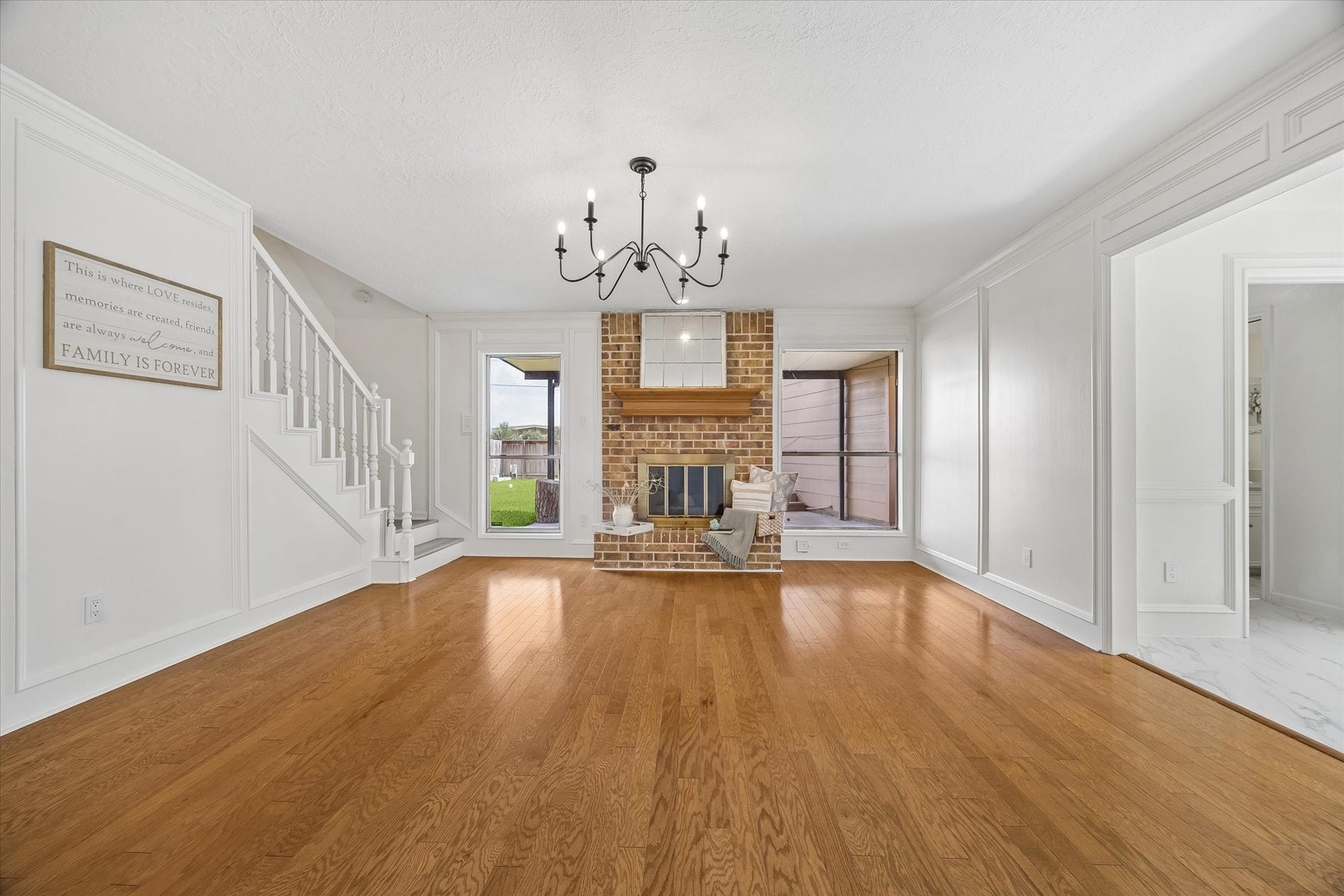 110 Shadow Wood Drive, Sugar Land, TX 77498 You can also enjoy the backyard view right here