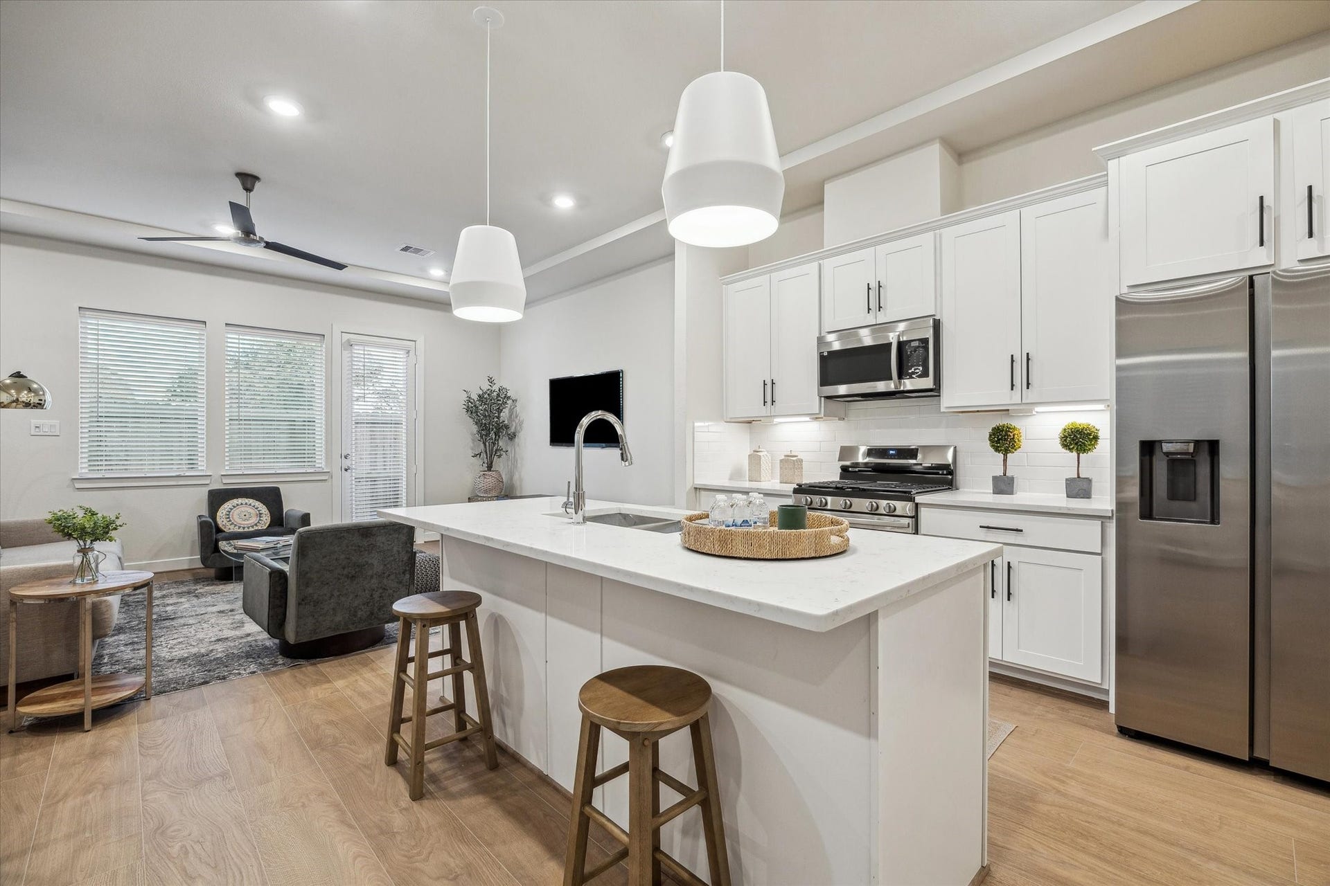 Representative photo showing community model home interior. Layout and selections may vary.