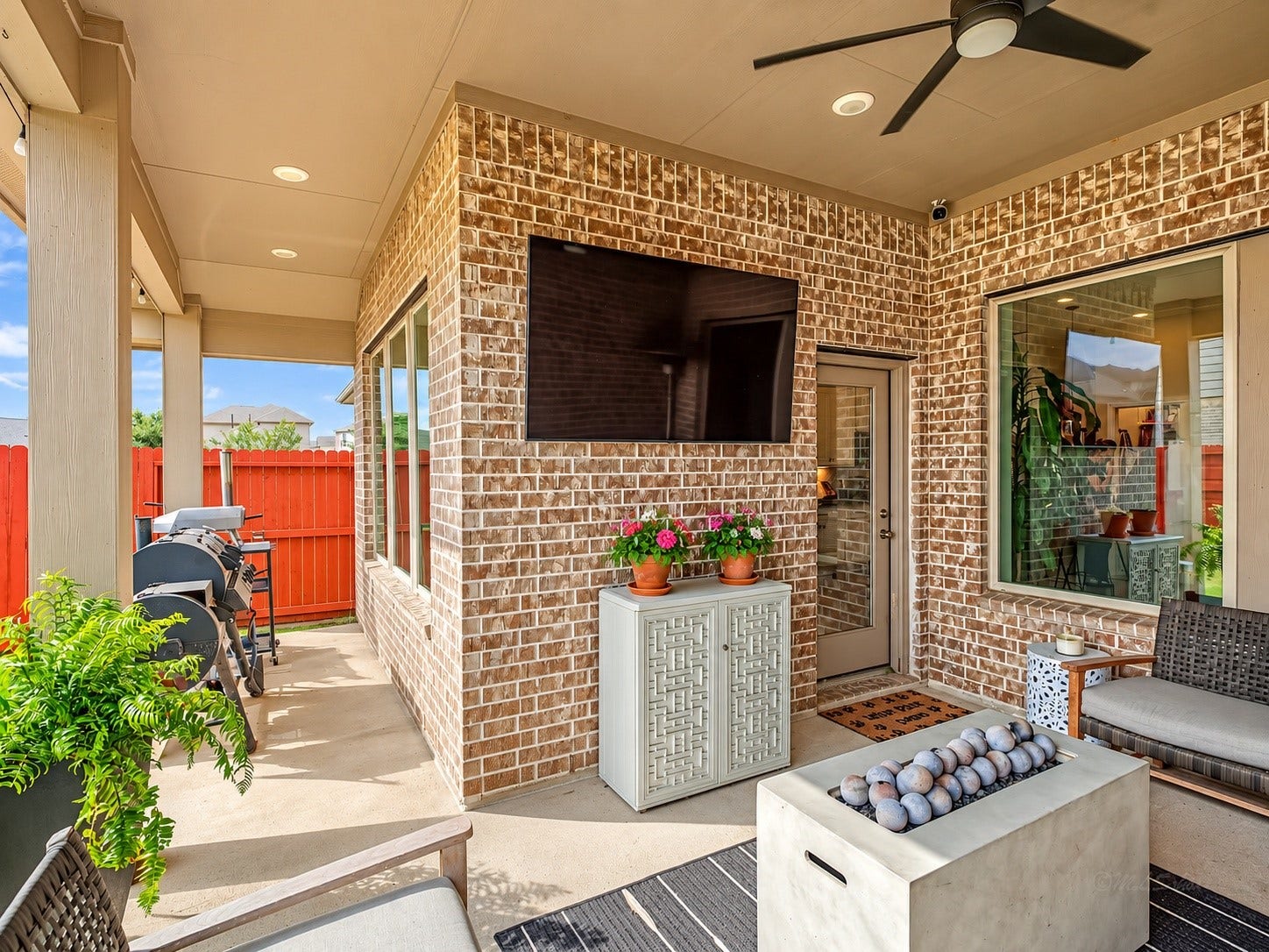 Extended patio area is always a buyer requested upgrade.
