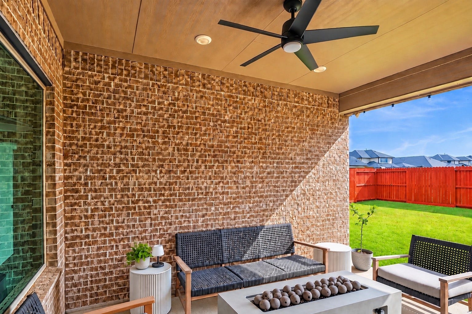 Fabulous covered patio!