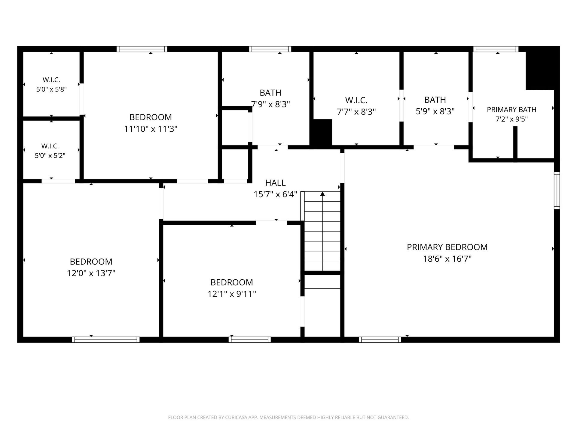 7615 Park Falls Drive, Houston, TX 77095 Second floor schematic