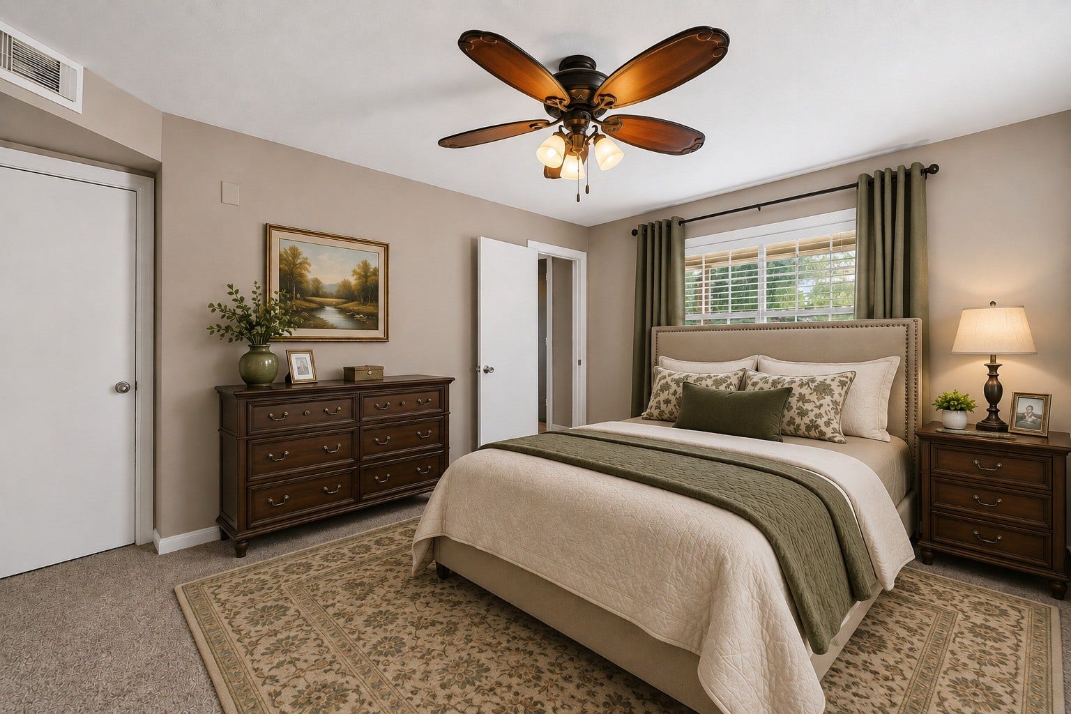 21822 Tophill Drive, Spring, TX 77388 Bedroom - Virtually Staged Furniture