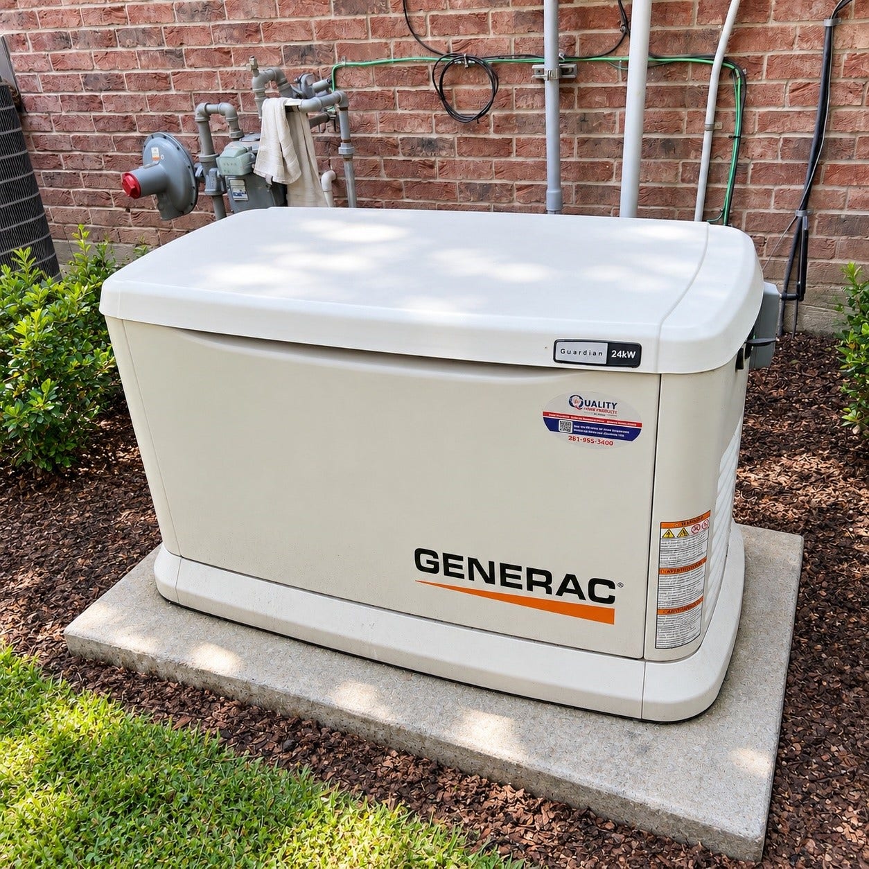6 Meadow Rose Place, The Woodlands, TX 77382 Generac Whole House Generator