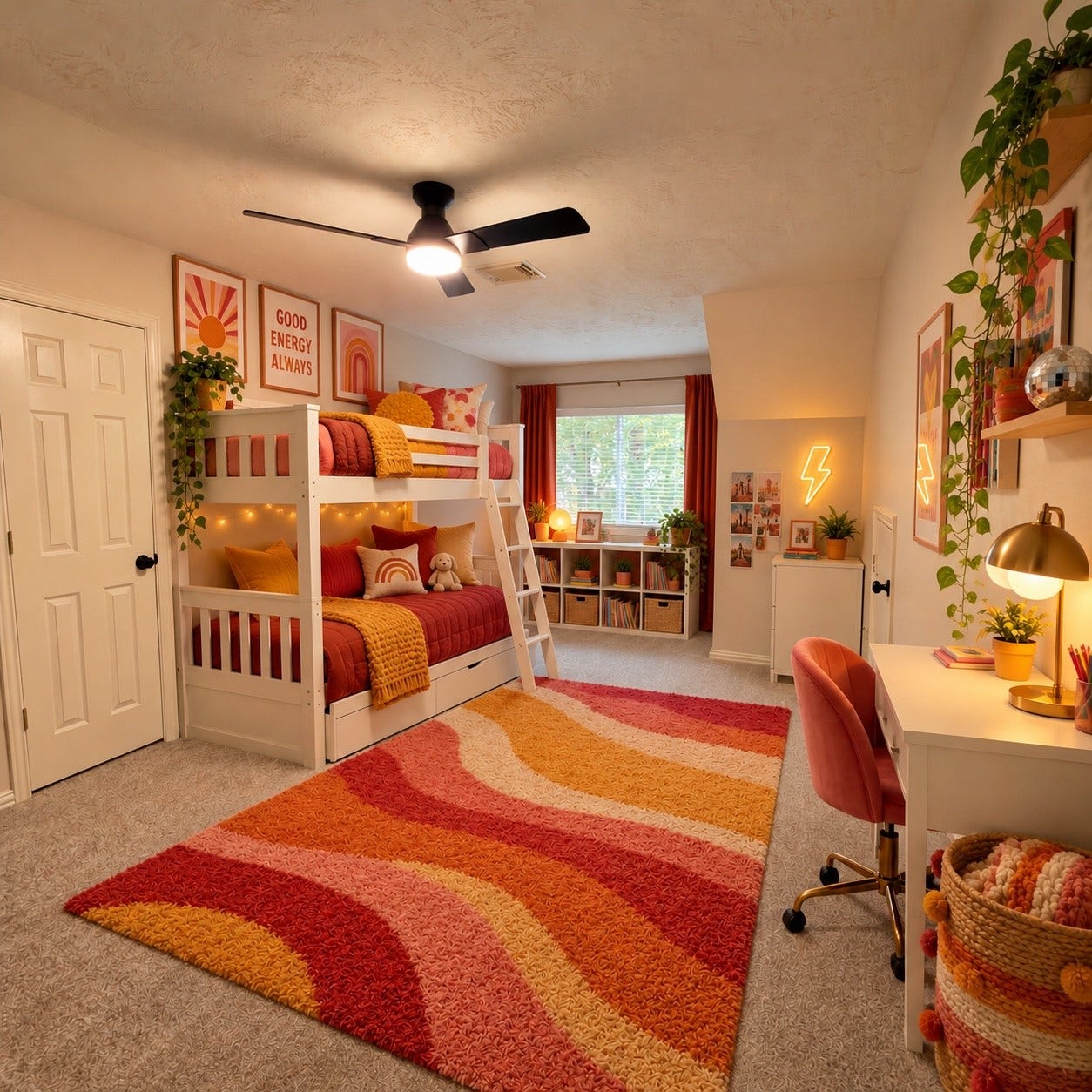 6 Meadow Rose Place, The Woodlands, TX 77382 Bedroom 4 AI Staged