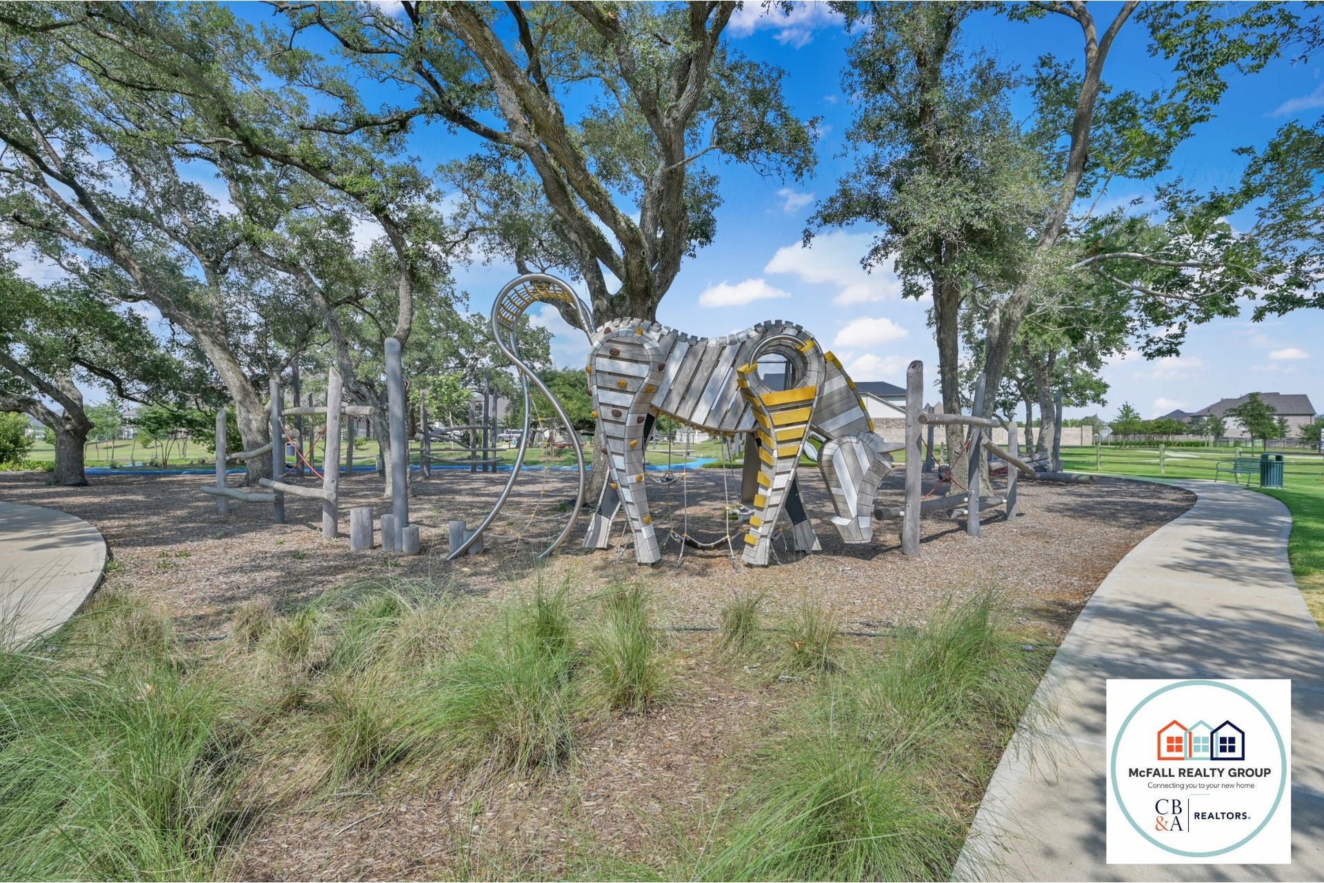 19314 Trotting Green Trail, Tomball, TX 77377 The Pony Park has many fun activities and mature shade trees