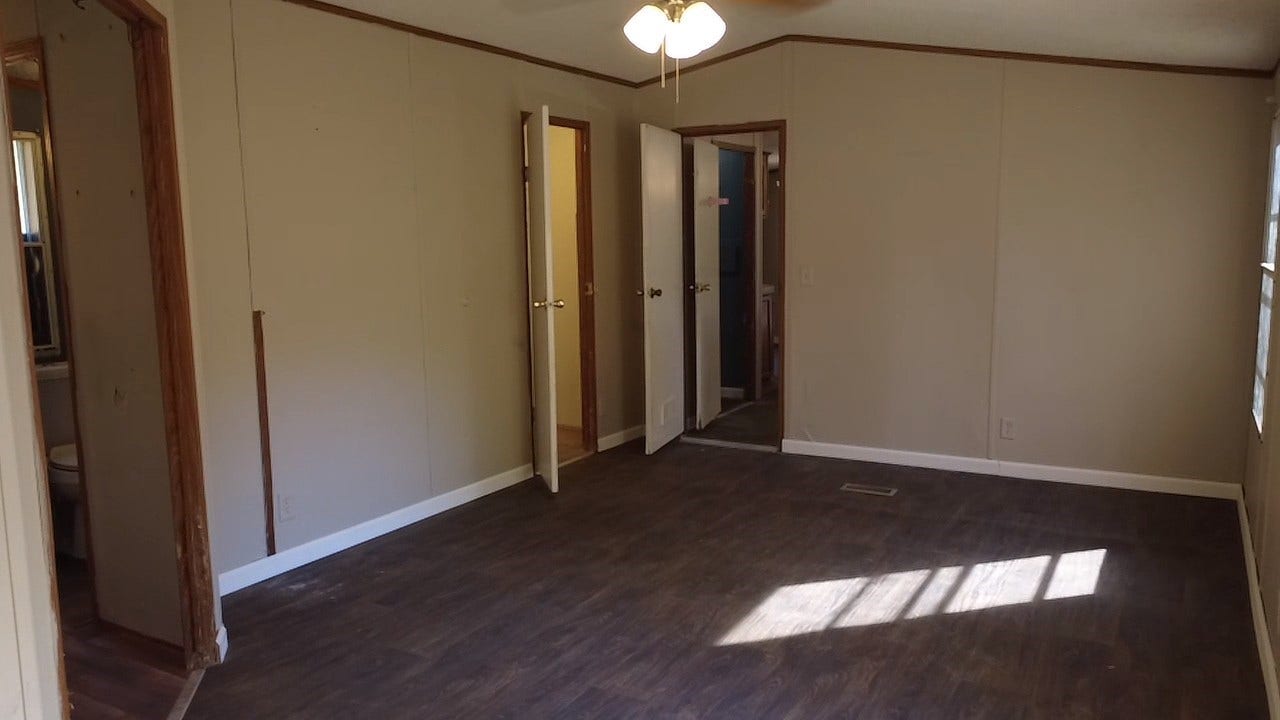 Primary bedroom for the King & Queen