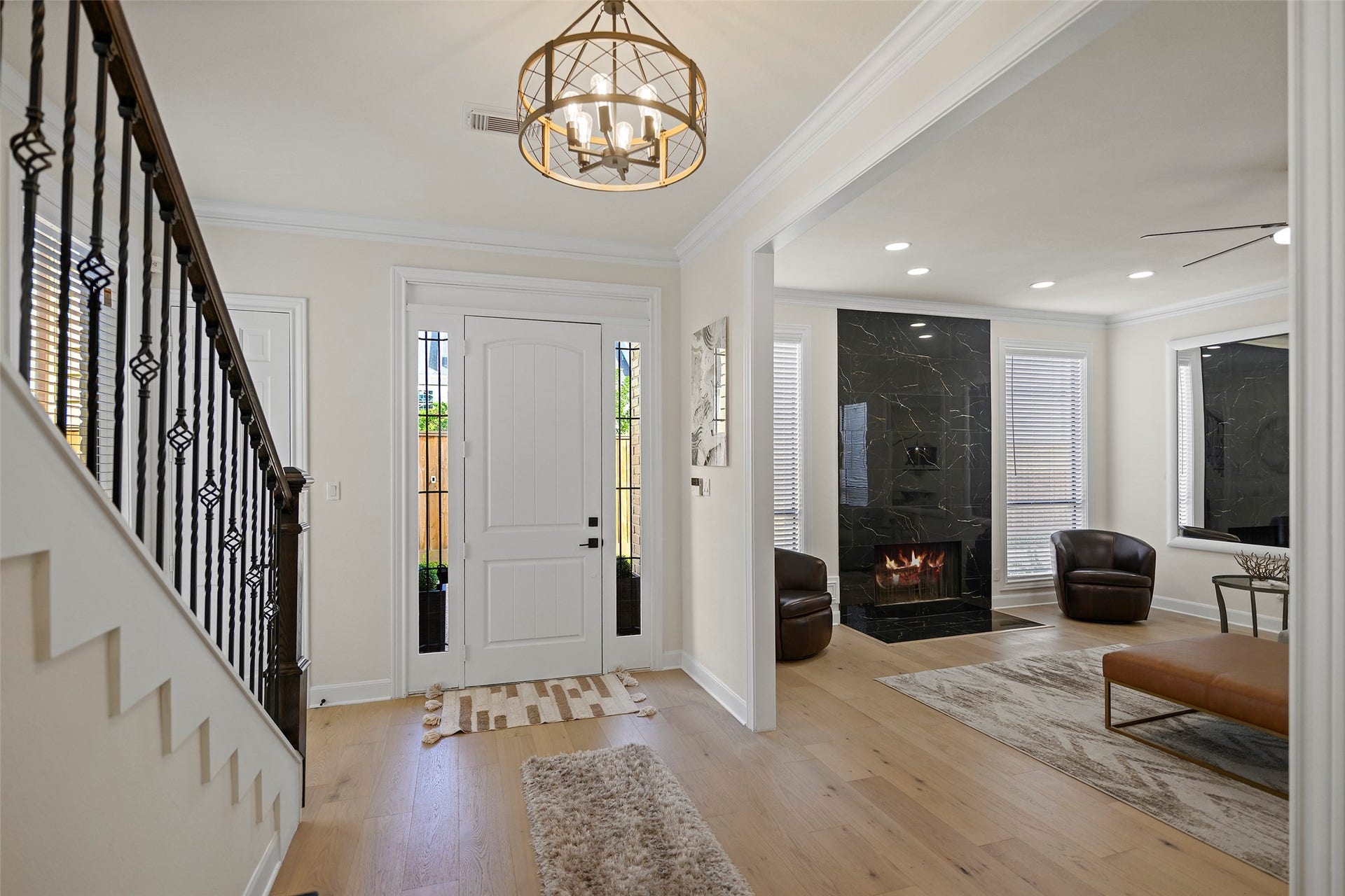 Foyer leading to the Living room