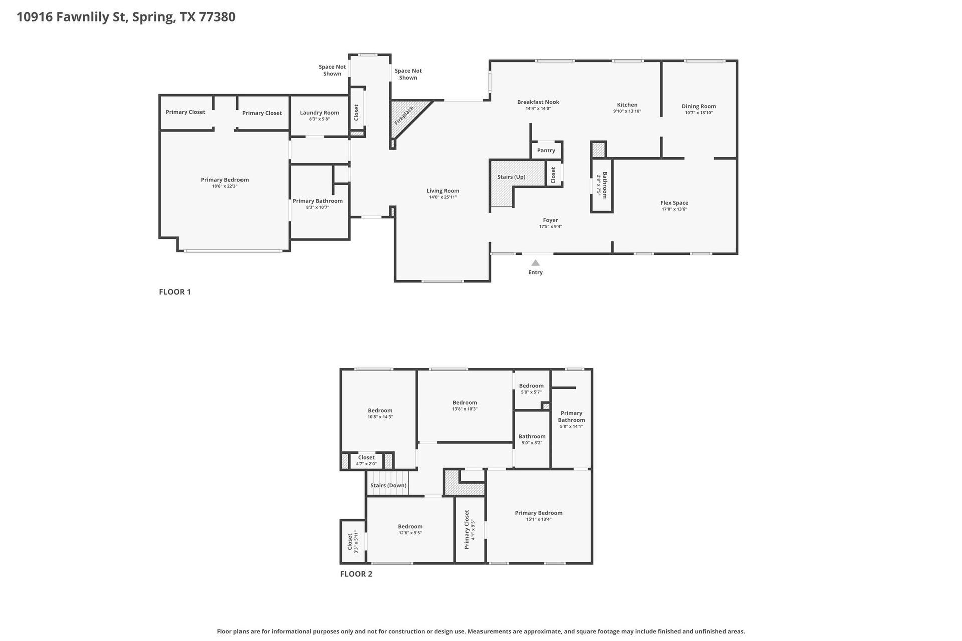 10916 Fawnlily Street, The Woodlands, TX 77380 Having a hard time visualizing the layout and size of rooms? We have your back!