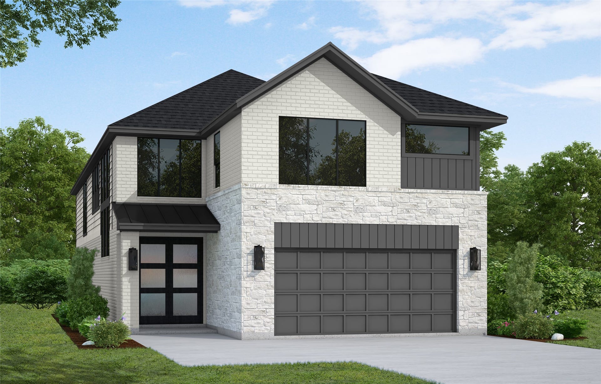 18167 Petipa Point, Conroe, TX 77302 Westin Homes | Villa Currently Under Construction. Rendering for illustration purposes only; features, selections and colors may vary.
