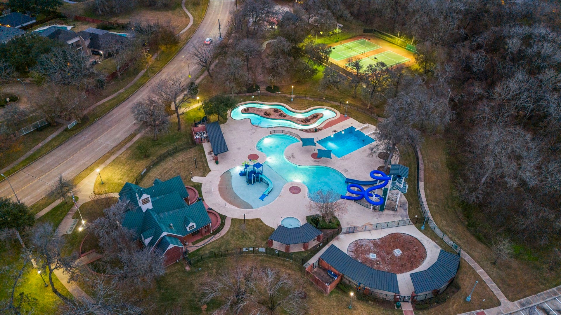 7322 Greatwood Lake Drive, Sugar Land, TX 77479 Pool 3 may as well charge admission with its Lazy River and Splash Pad...tennis courts as well