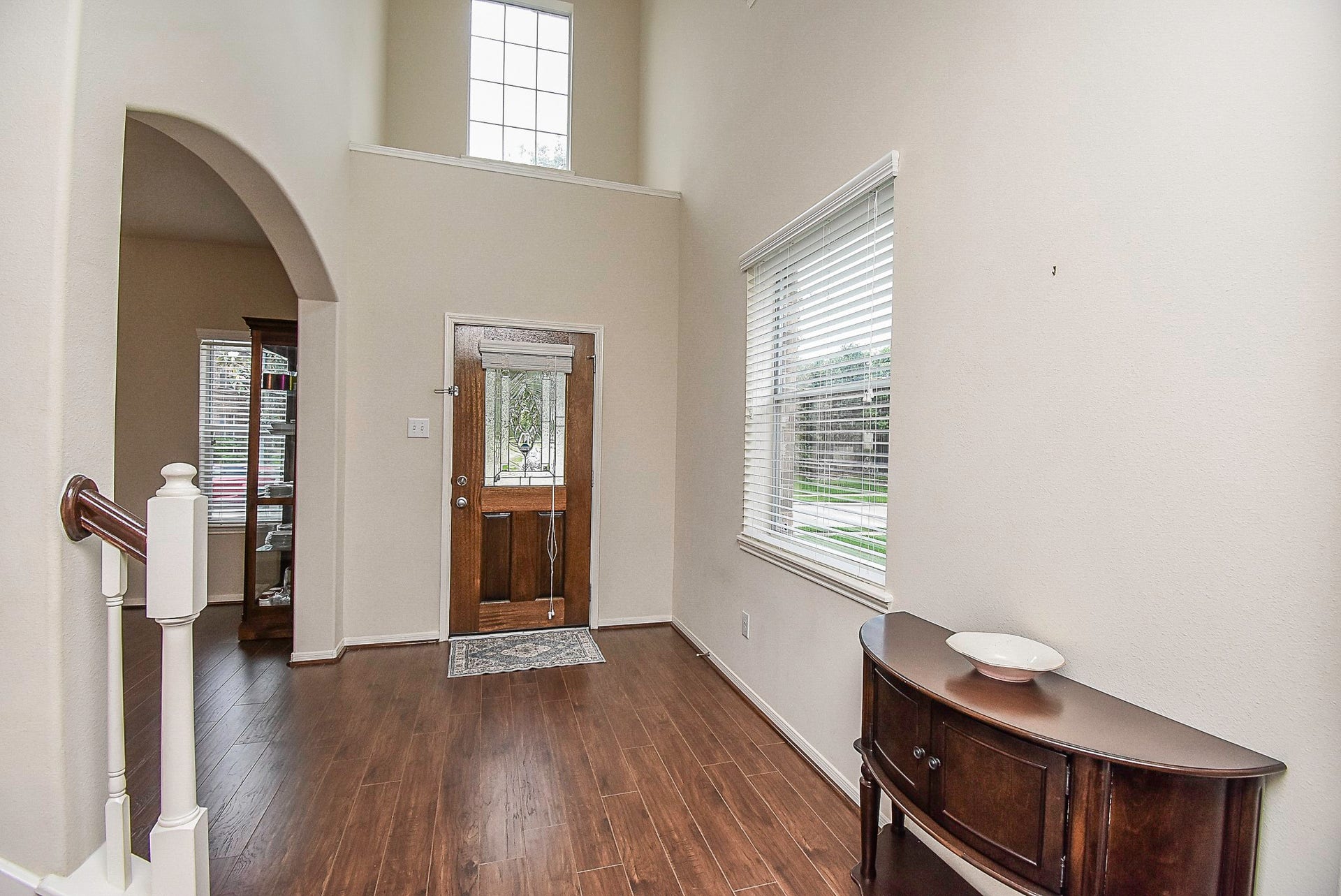 3615 Morning Gale Lane, Katy, TX 77494 Soaring ceilings and an elegant foyer ledge.