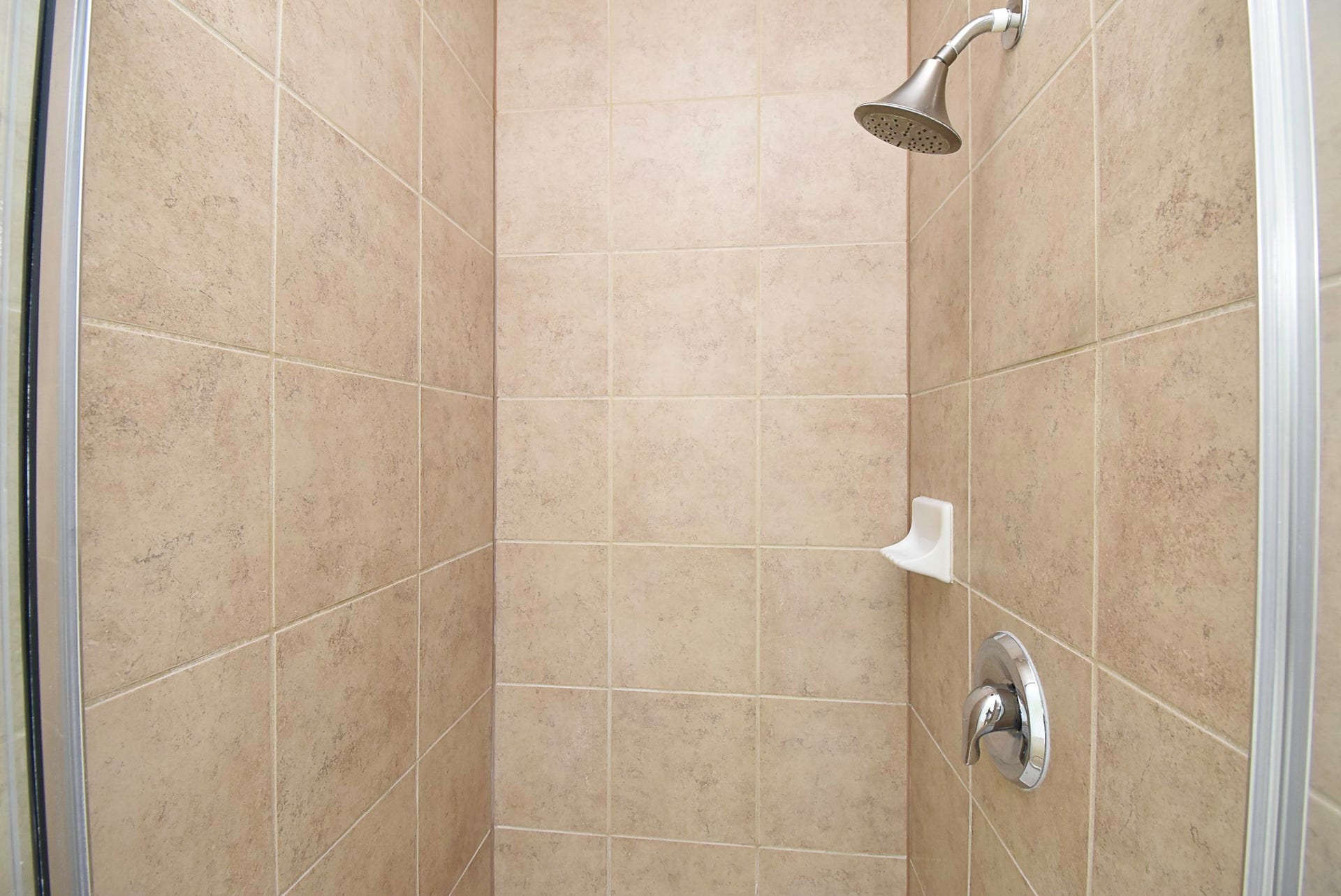 3615 Morning Gale Lane, Katy, TX 77494 A closer view of the tiled walk-in shower.