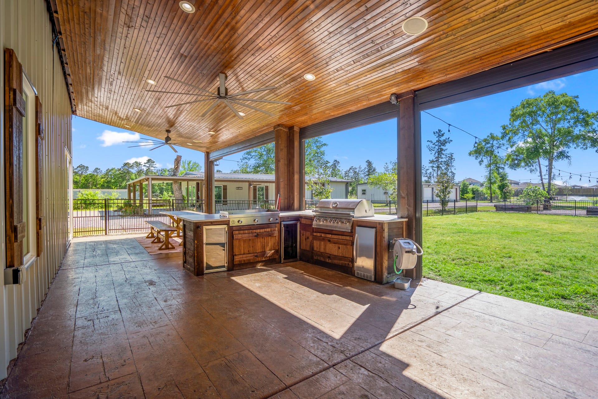 Rear porch