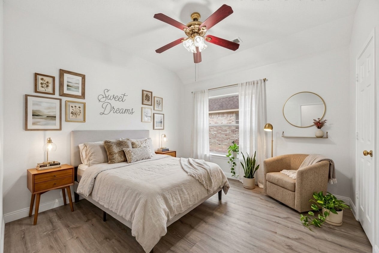 12423 May Laurel Drive, Houston, TX 77014 Bedroom 2-Virtual Staging