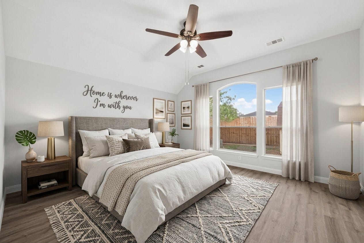 12423 May Laurel Drive, Houston, TX 77014 Master Bedroom-Virtual Staging