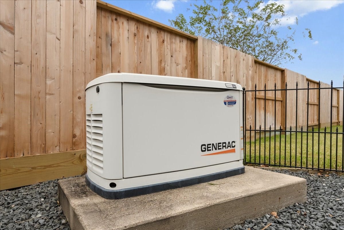 Premium upgrades include a 22kW whole-home Generac generator,
